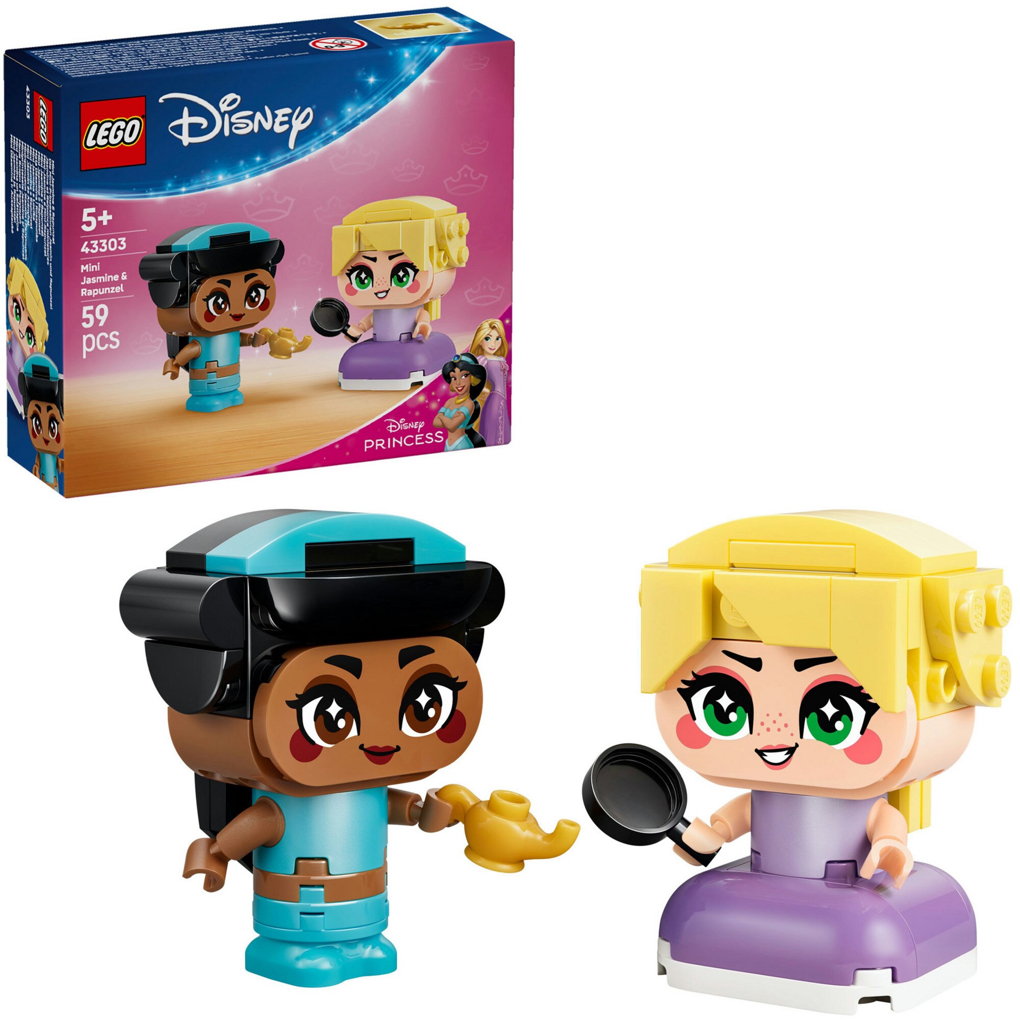 LEGO Konstruktionsspielzeug Disney Princess Die Mini-Prinzessinnen Jasmin & Rapunzel - Bild 1