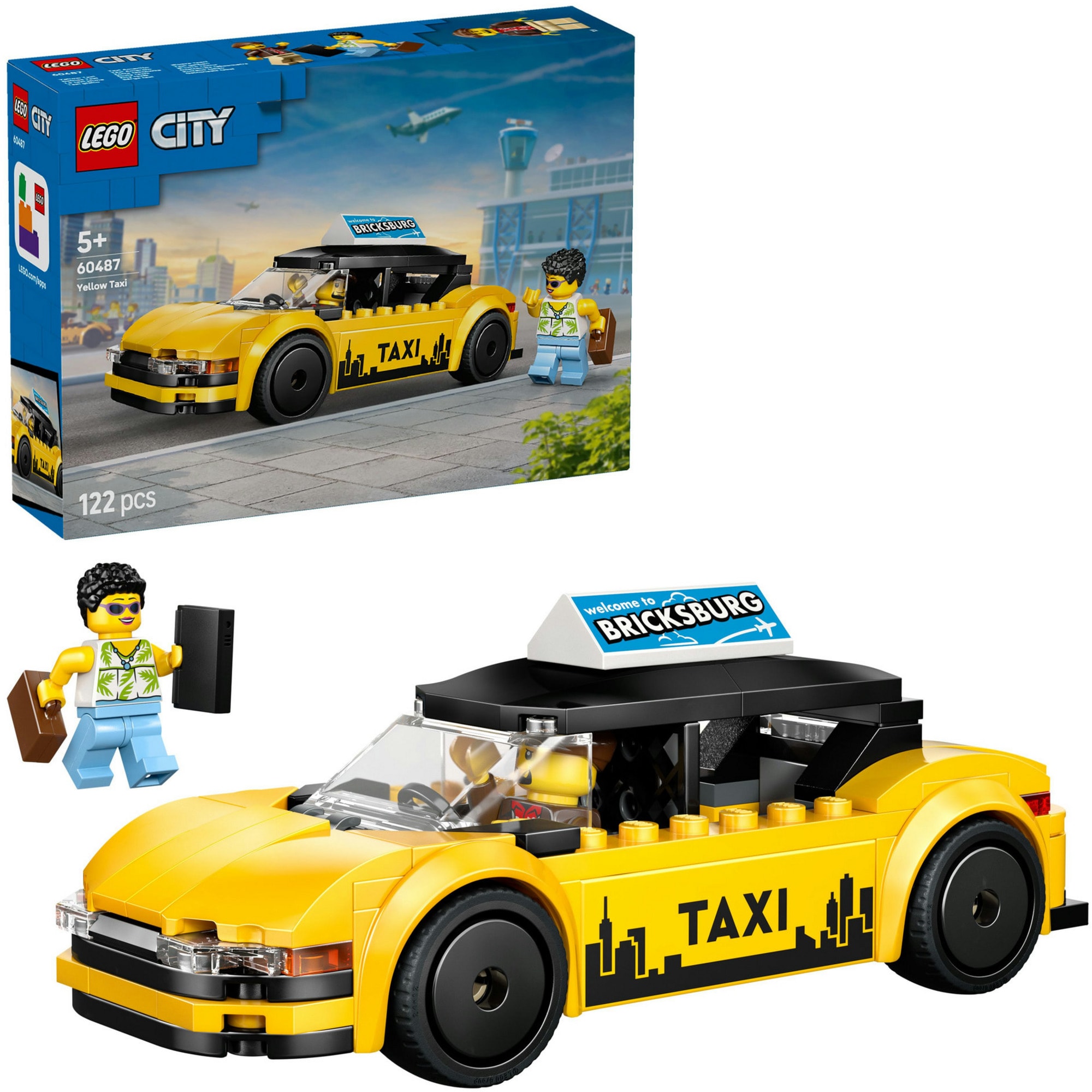 LEGO Konstruktionsspielzeug City Gelbes Taxi - Bild 1