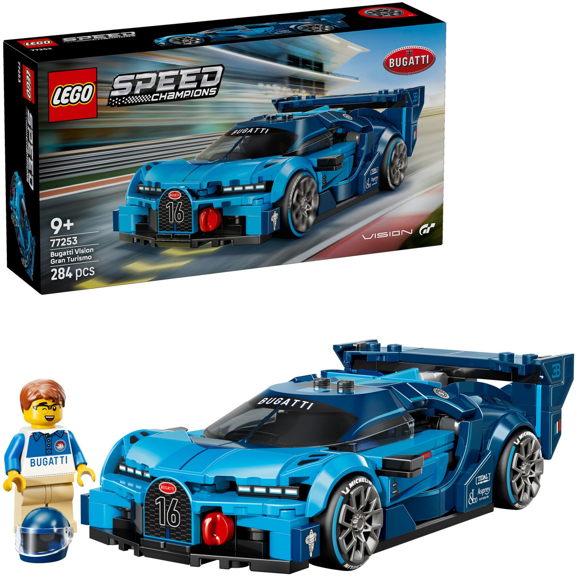 LEGO Konstruktionsspielzeug Speed Champions Bugatti Vision GT Hypersportwagen - Bild 1