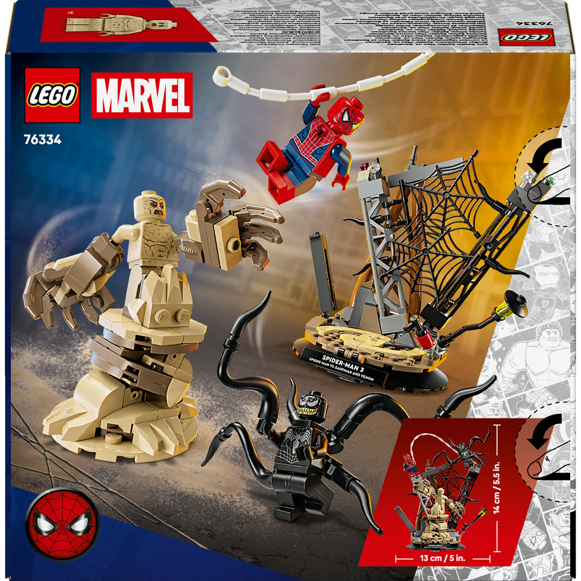 LEGO Konstruktionsspielzeug Marvel Super Heroes Gro&szlig;er Showdown: Spider-Man vs. Sandman - Bild 1