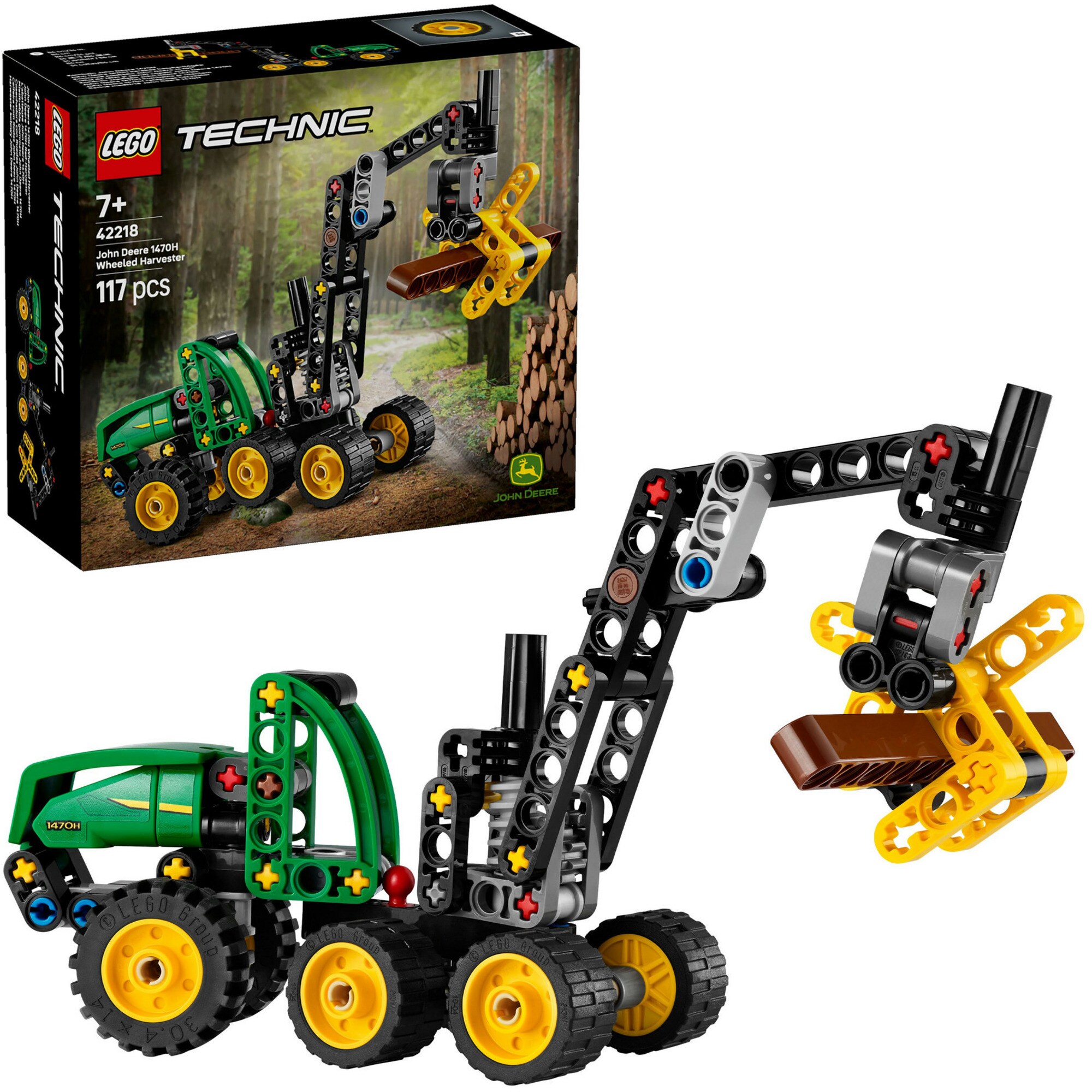 LEGO Konstruktionsspielzeug Technic John Deere 1470H Rad-Harvester - Bild 1