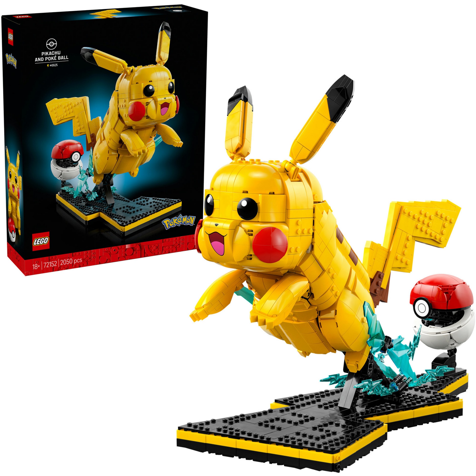 LEGO Konstruktionsspielzeug Pok&eacute;mon Pikachu und Pok&eacute;ball - Bild 1