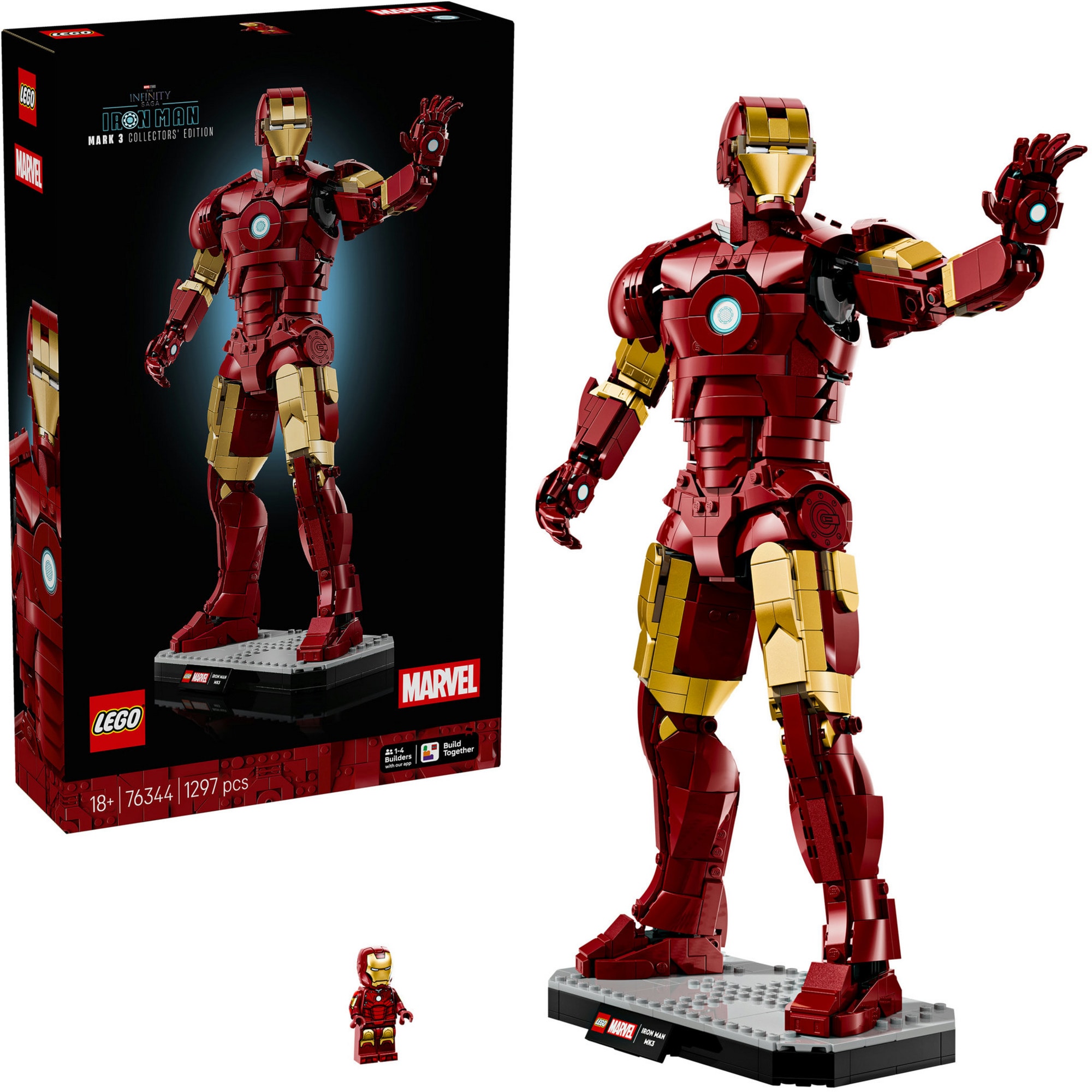 LEGO Konstruktionsspielzeug Marvel Super Heroes Iron Man Mark 3 Sammleredition - Bild 1