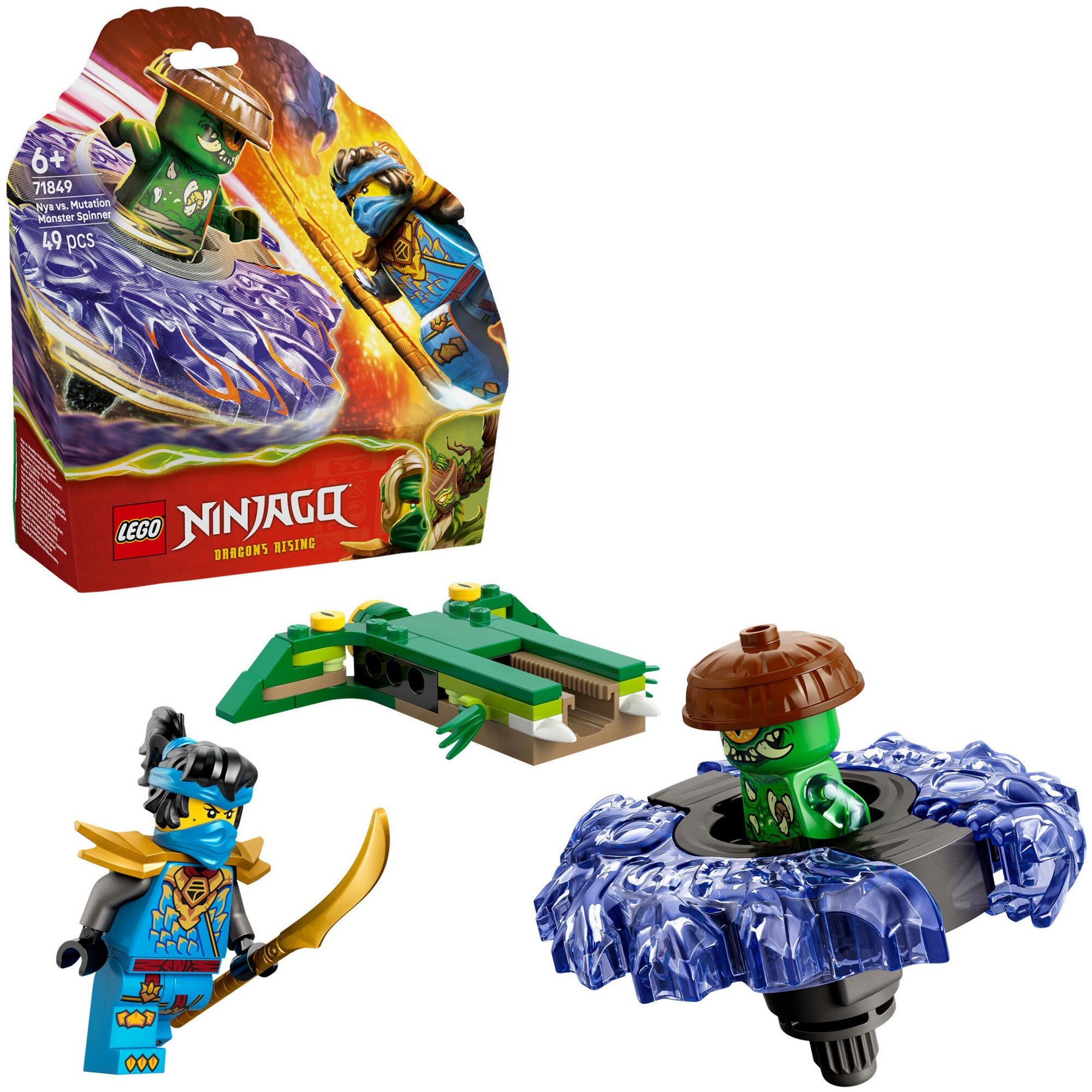 LEGO Konstruktionsspielzeug Ninjago Nya vs. Elementarmonster-Spinner - Bild 1