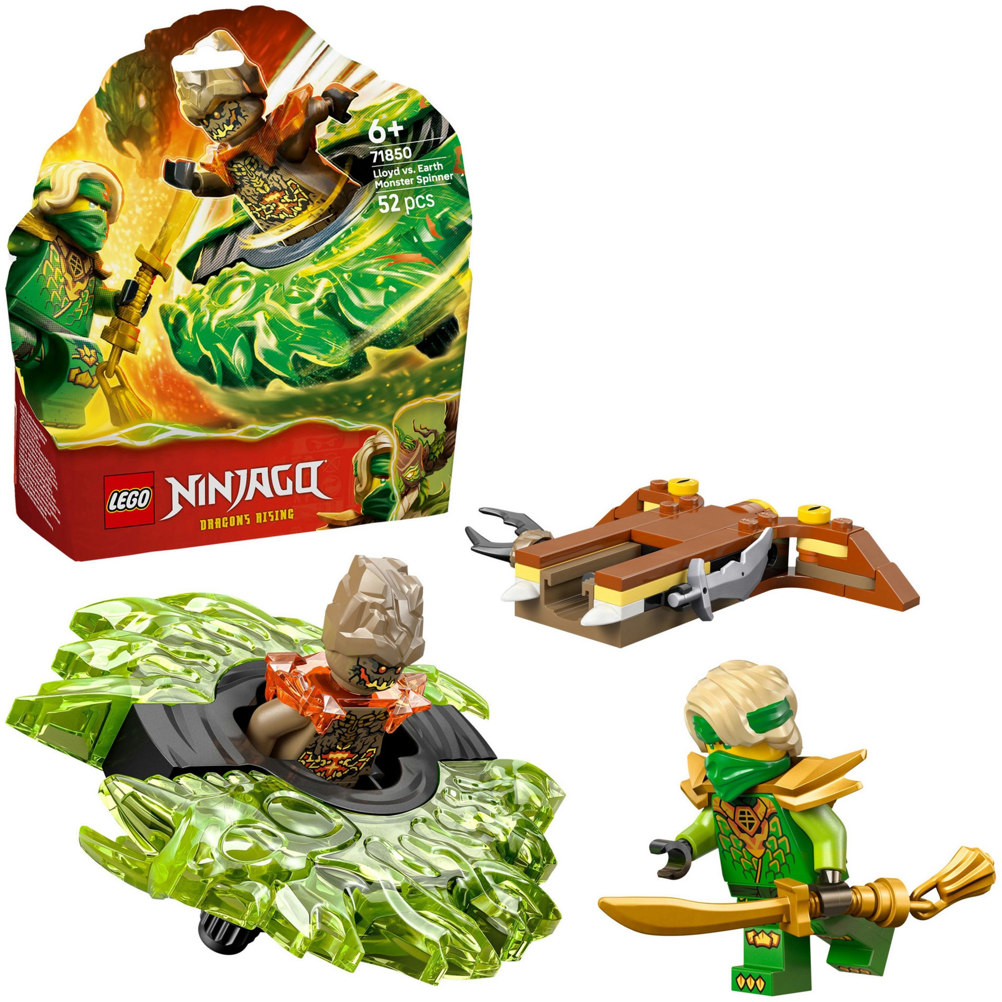 LEGO Konstruktionsspielzeug Ninjago Lloyd vs. Elementarmonster-Spinner - Bild 1