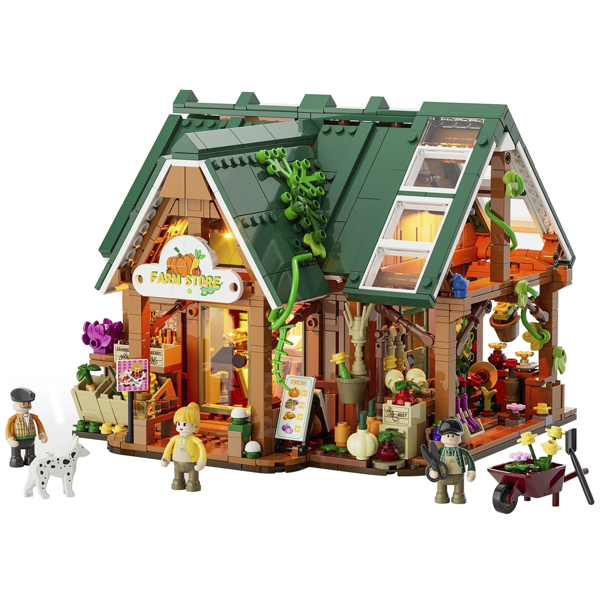 Lumibricks Konstruktionsspielzeug Hofladen - Bild 1