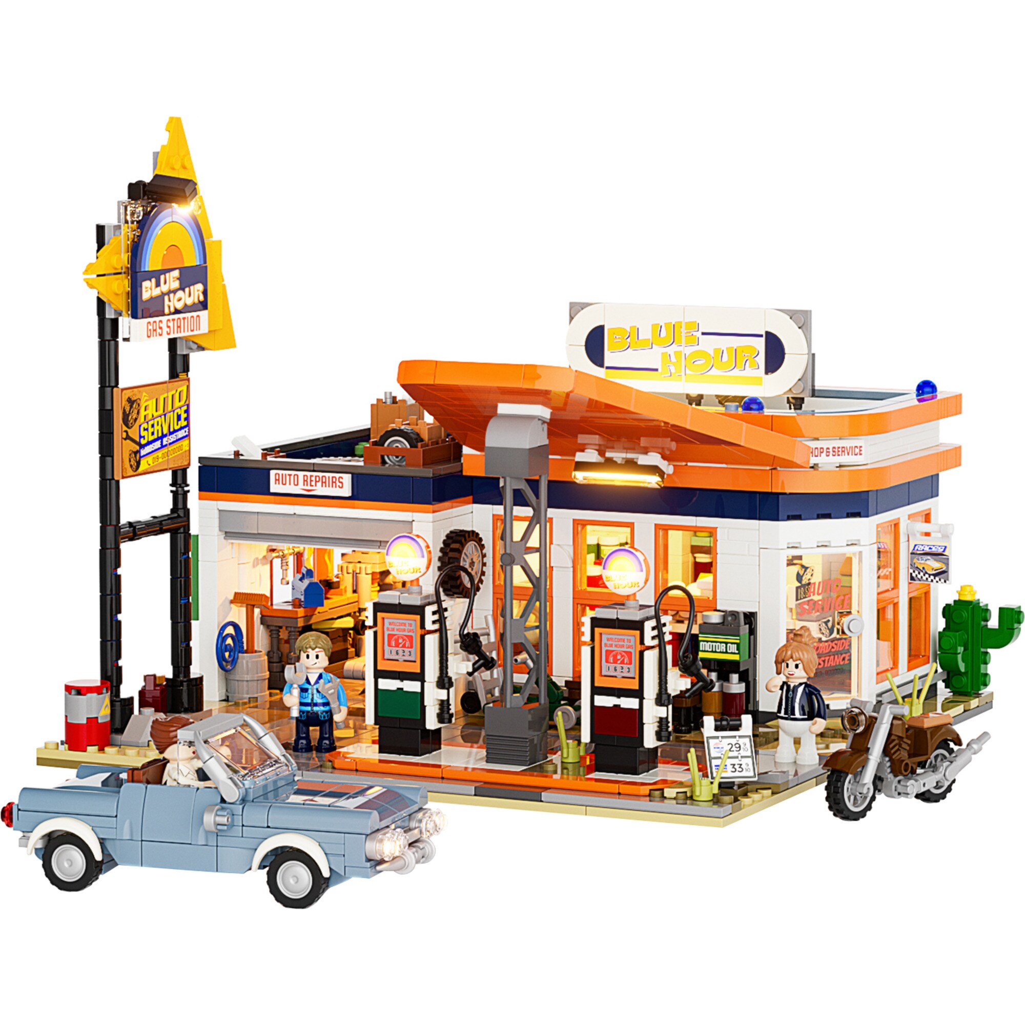 Lumibricks Konstruktionsspielzeug Tankstelle - Bild 1