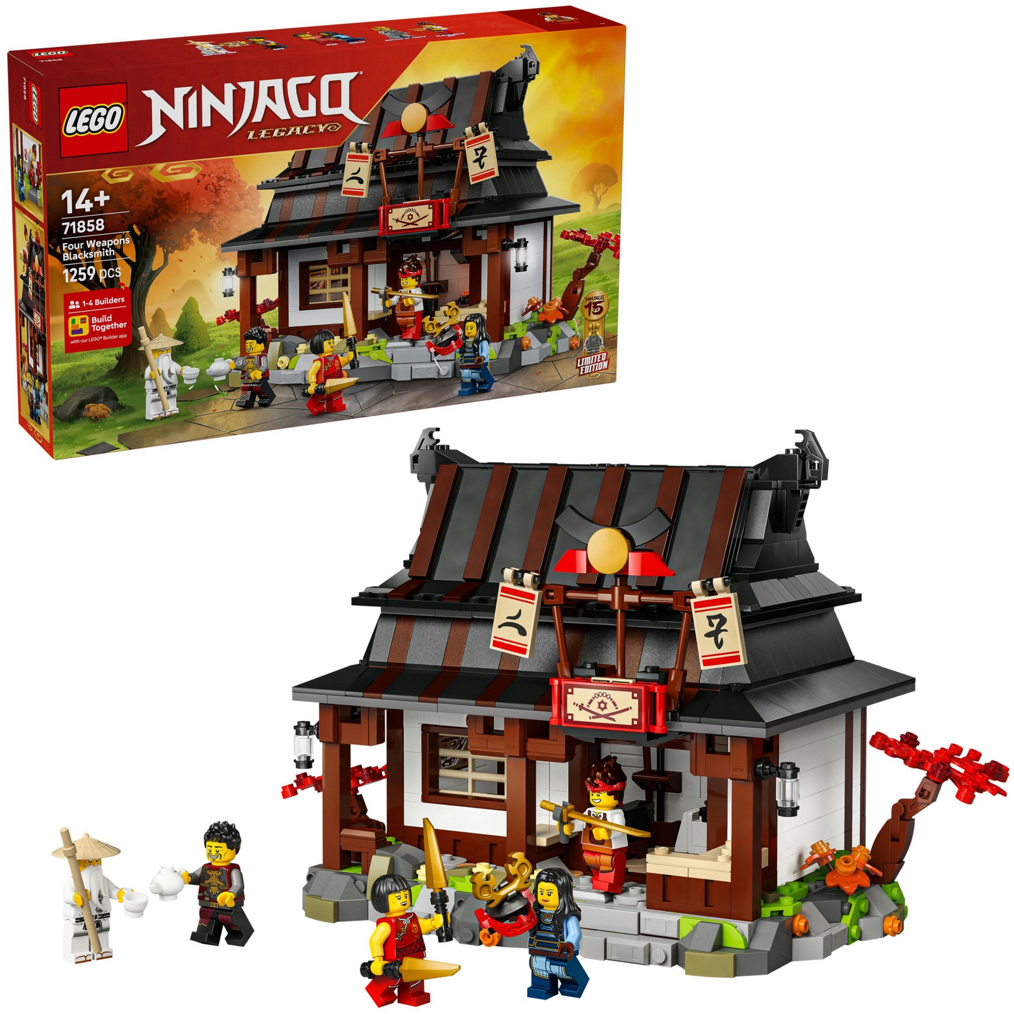 LEGO Konstruktionsspielzeug Ninjago 15-j&auml;hriges Jubil&auml;um der Vier-Waffen-Schmied - Bild 1
