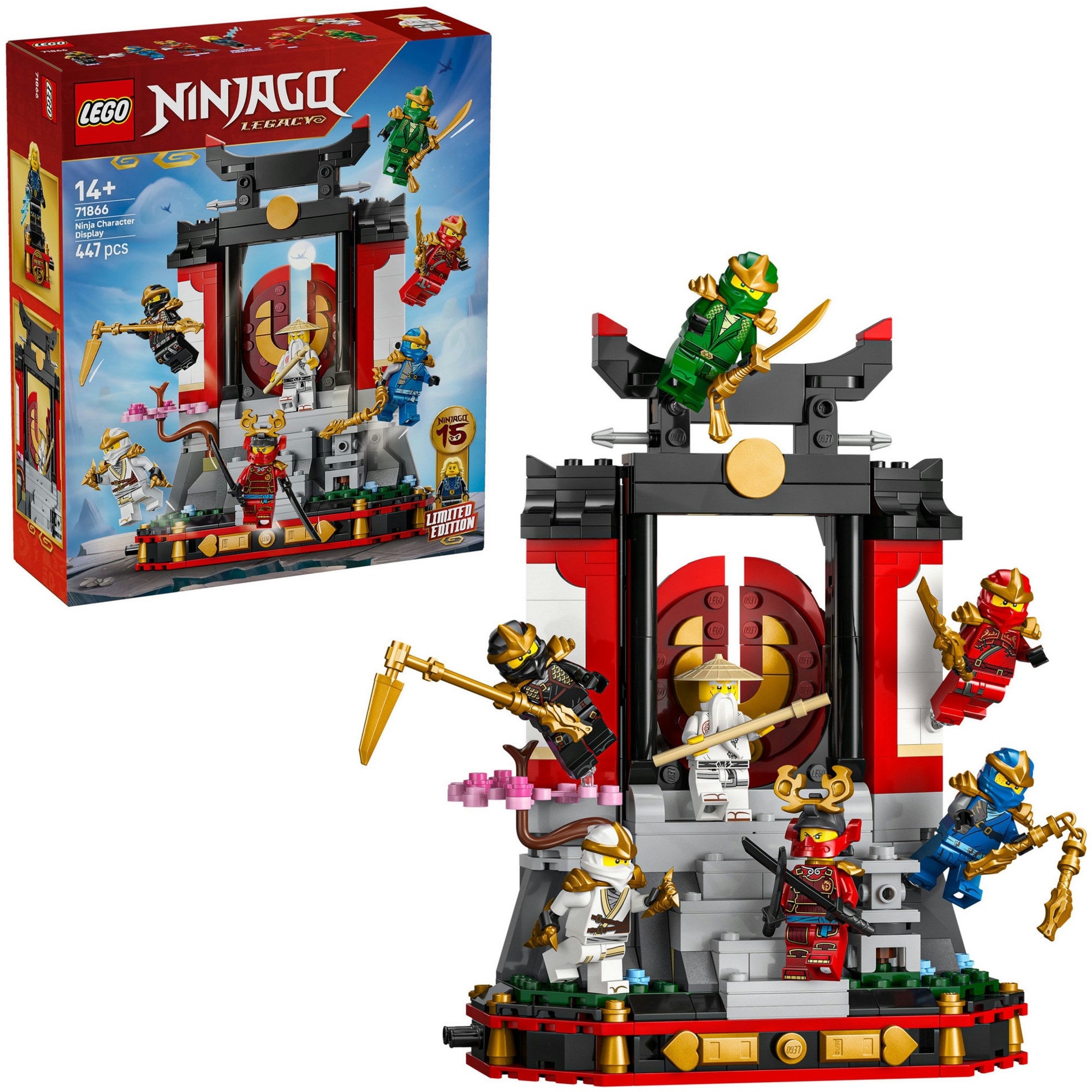 LEGO Konstruktionsspielzeug Ninjago 15-j&auml;hriges Jubil&auml;um: Ninja-Charaktere zum Ausstellen - Bild 1