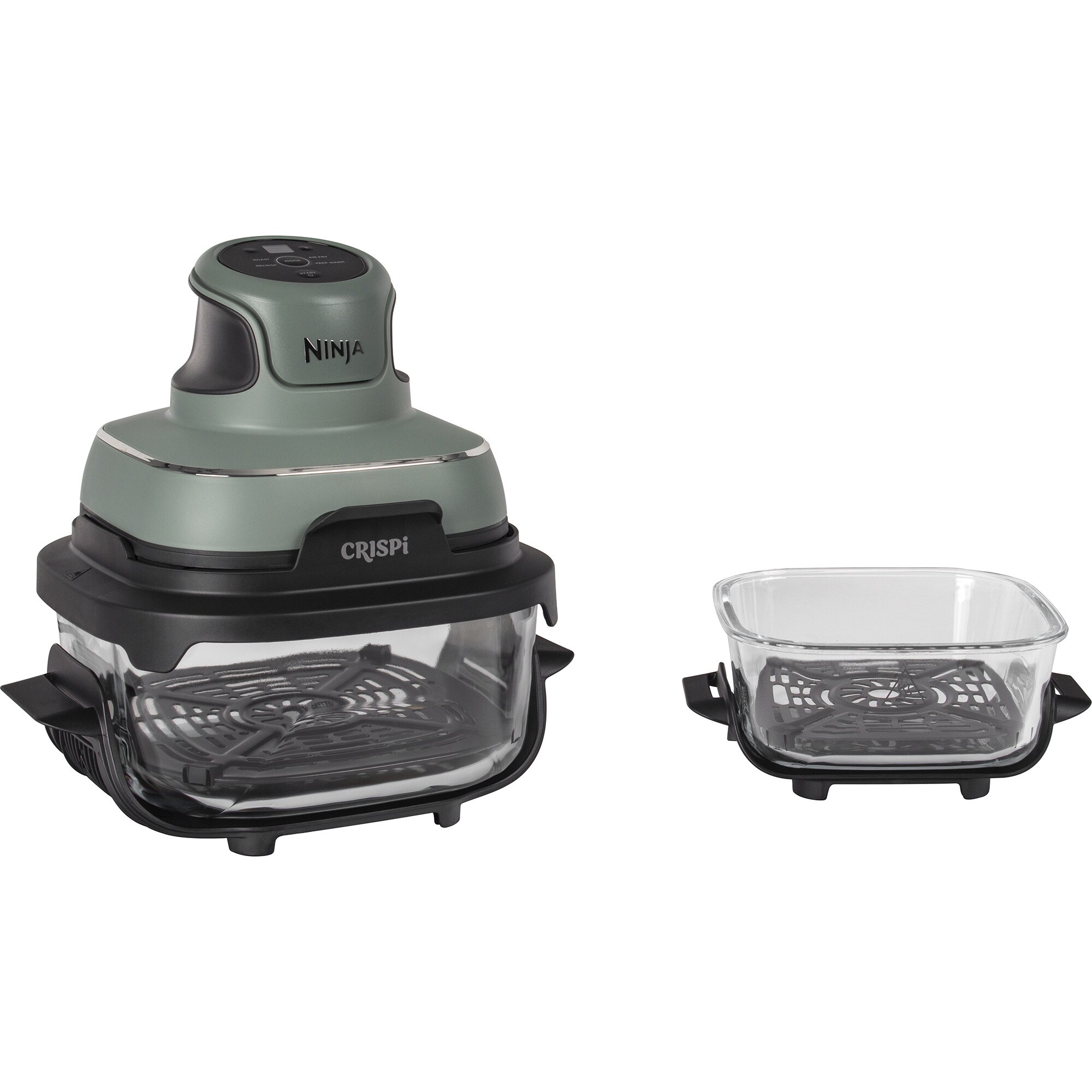 Ninja Hei&szlig;luftfritteuse CRISPi 4-in-1 tragbare Glas-Hei&szlig;luftfritteuse "Salbei" - Bild 1