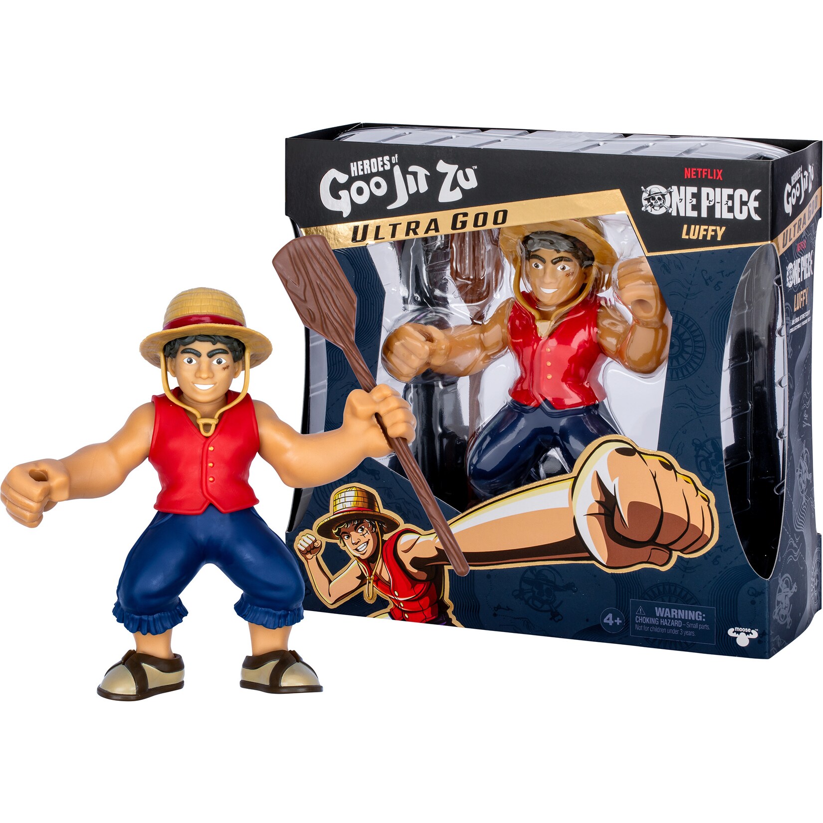 Moose Toys Ltd. Spielfigur Heroes of Goo Jit Zu – Ultra Goo Heldenpack Luffy | 00630996429396