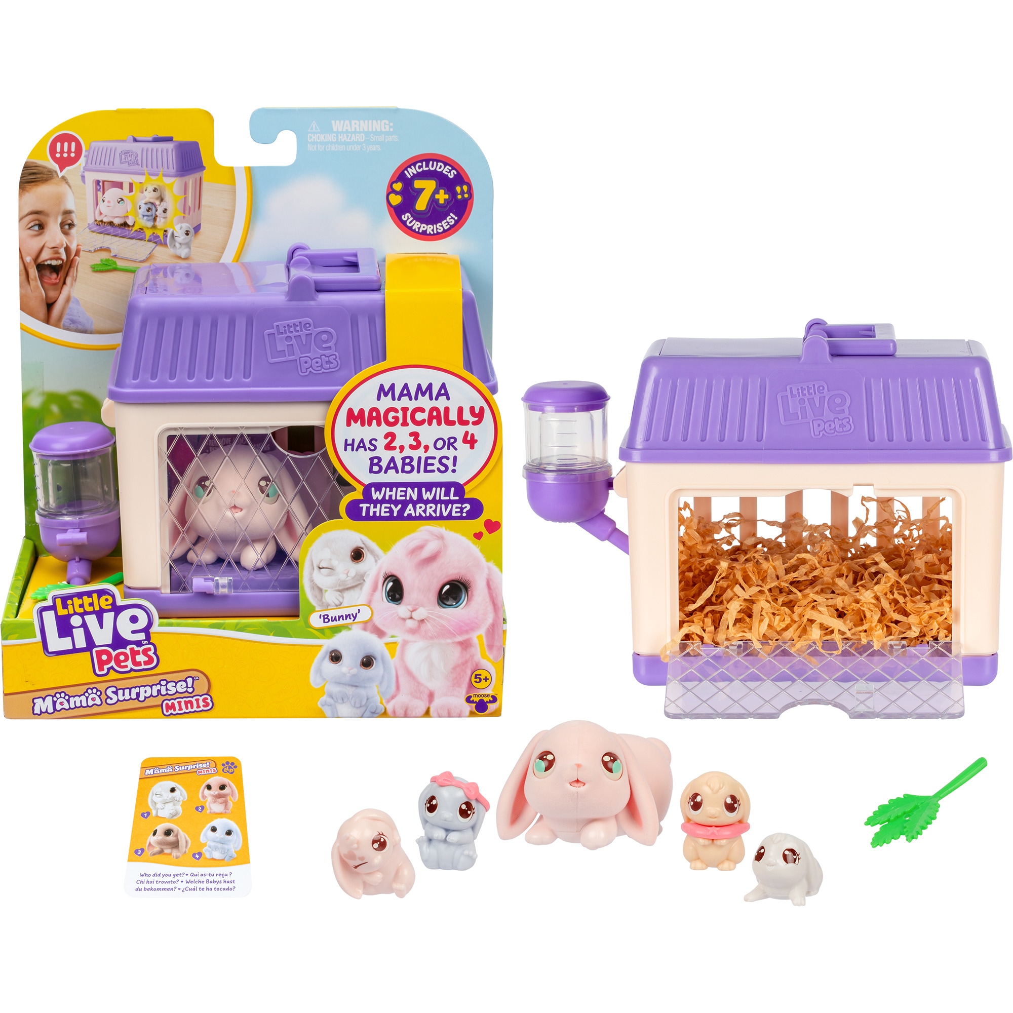 Moose Toys Ltd. Spielfigur Little Live Pets - Mama Surprise S4 Mini Playset Bunny - Bild 1