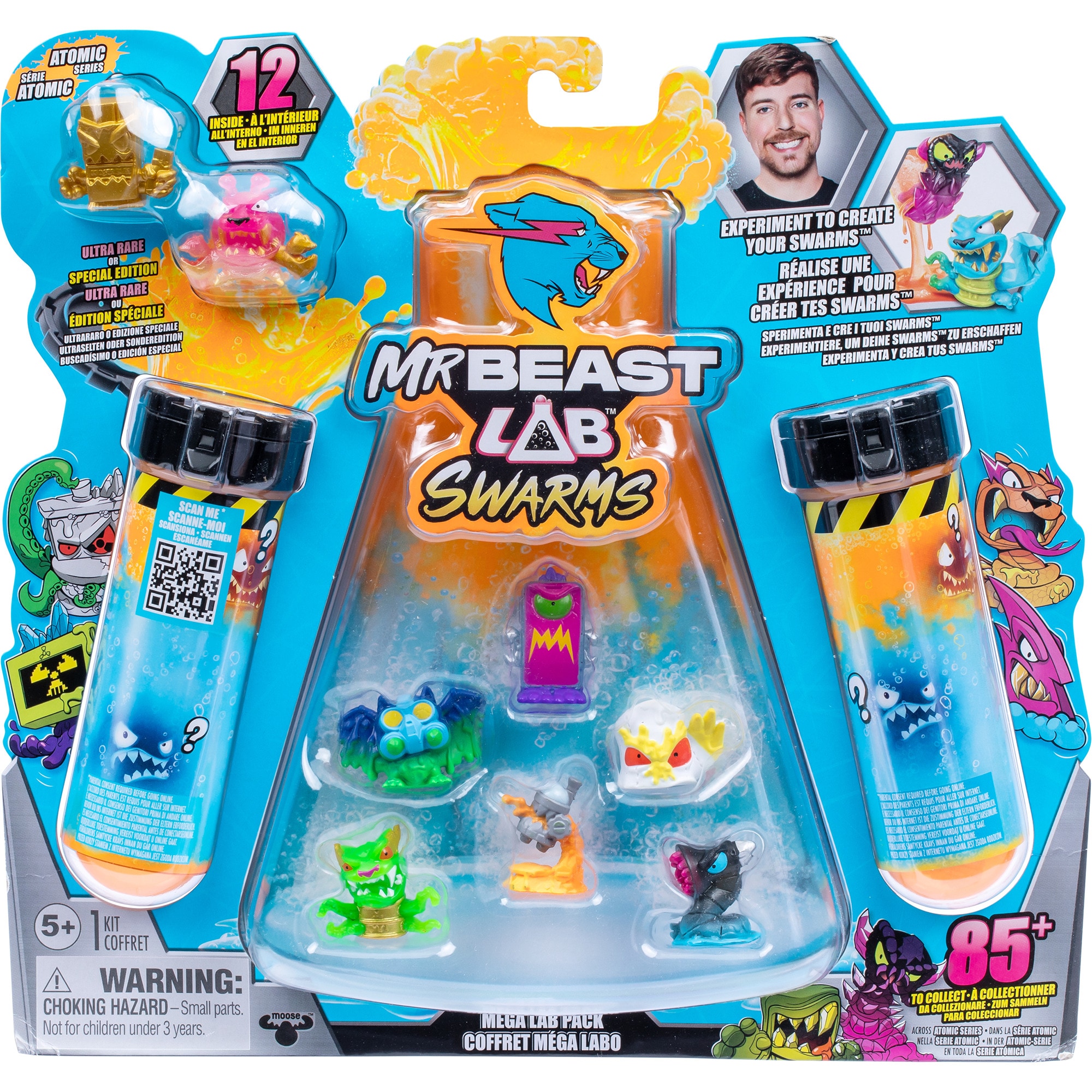 Moose Toys Ltd. Spielfigur MrBeast Lab Swarms S2 Mega Lab 12 Pack - Sort 4 - Bild 1