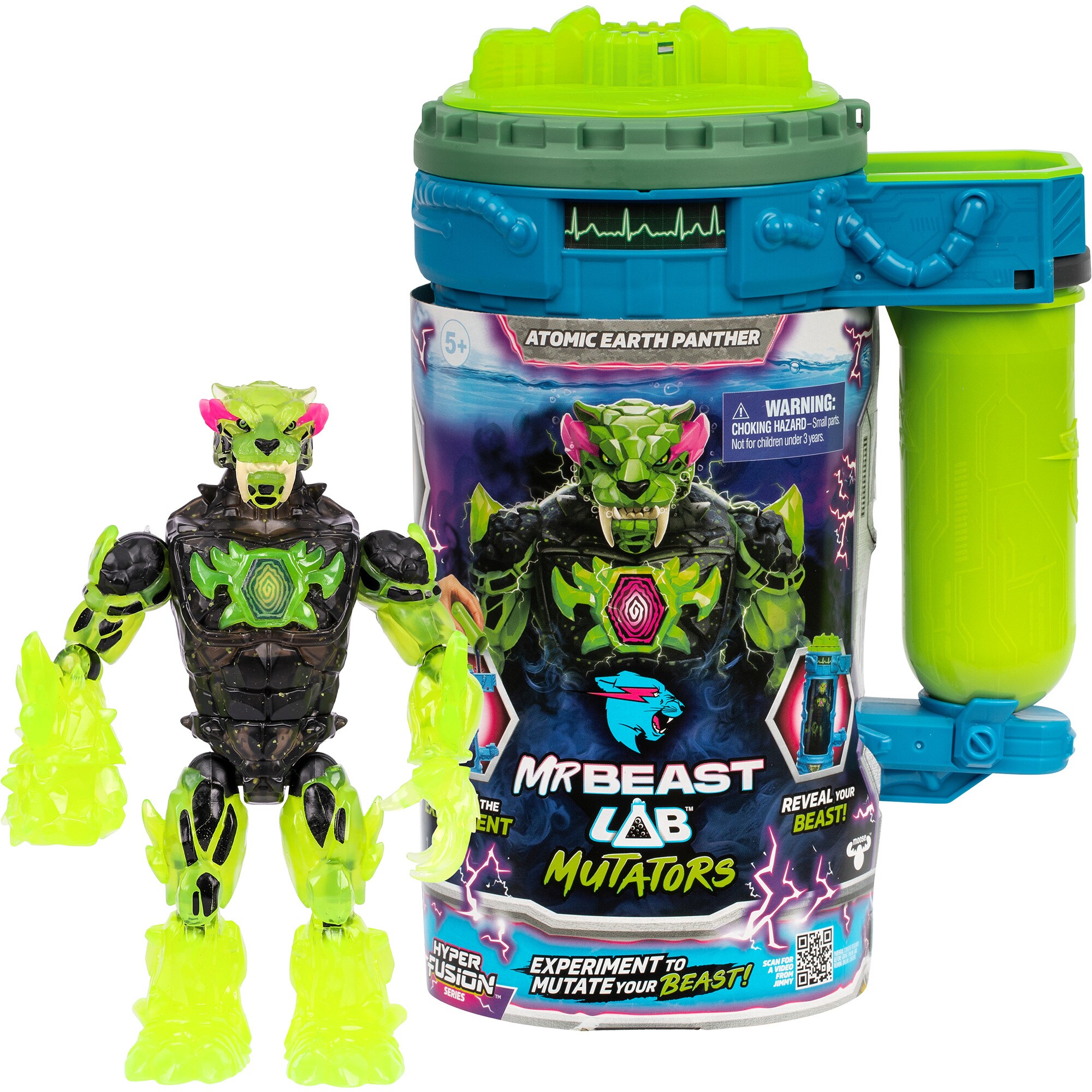 Moose Toys Ltd. Spielfigur MrBeast Lab Mutators S2 Mutation Chamber - Atomic Earth Panther - Bild 1