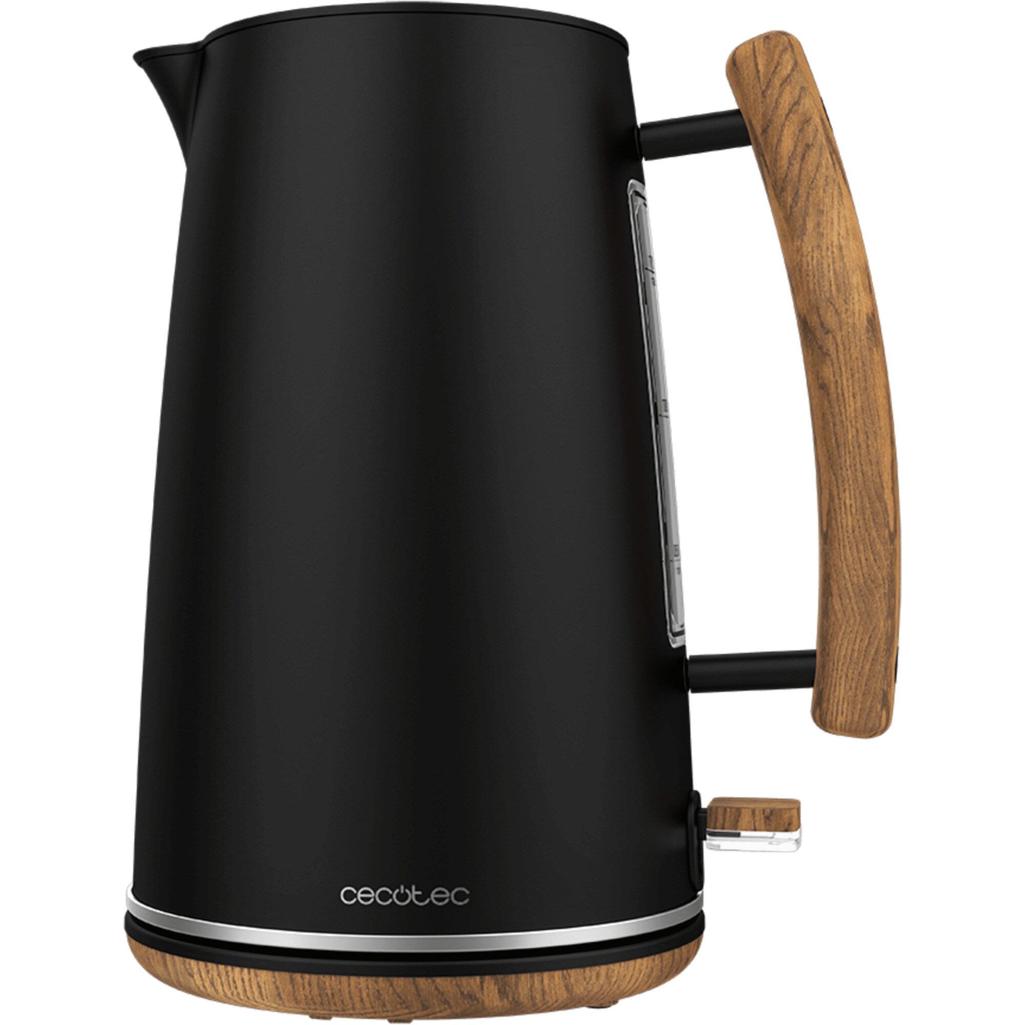 Cecotec Wasserkocher ThermoSense 400 Black Woody Electric Kettle - Bild 1