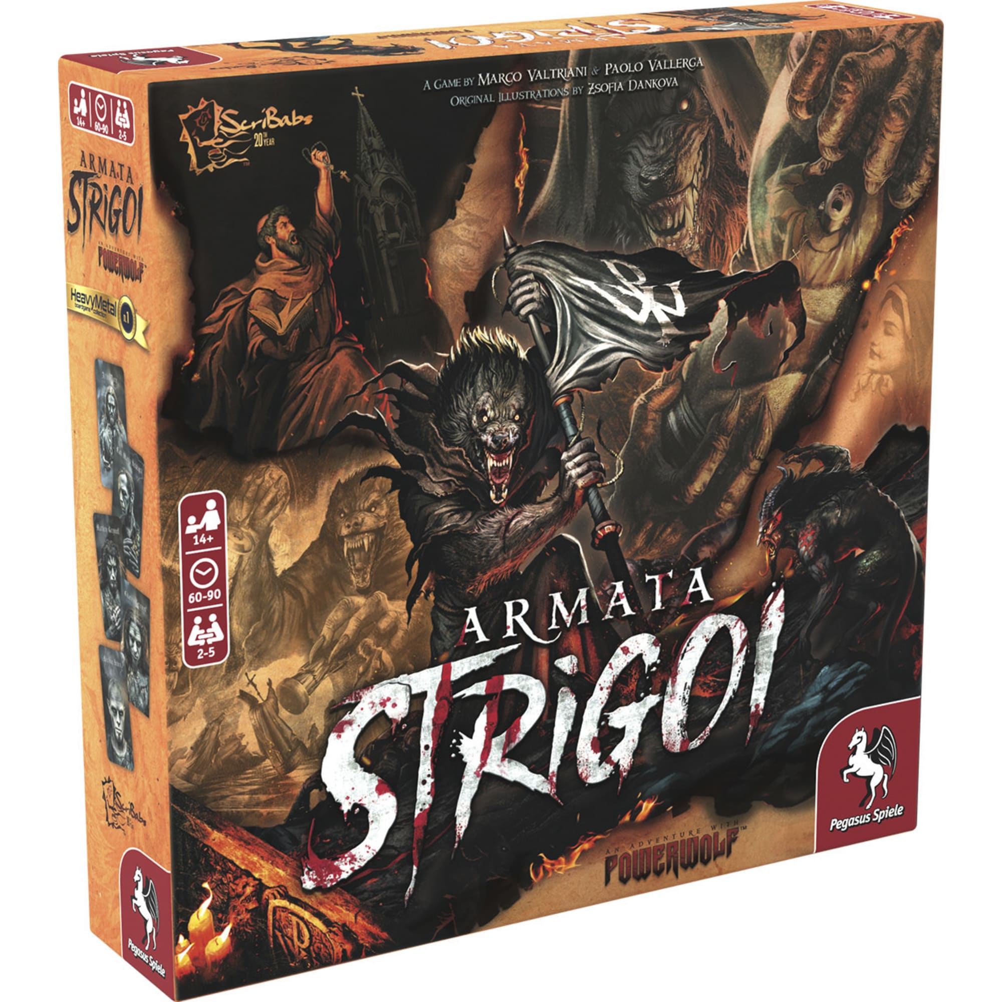 Pegasus Brettspiel Armata Strigoi - Das Powerwolf Brettspiel - Bild 1