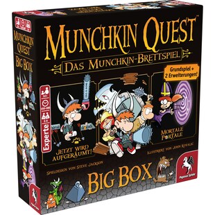 Pegasus Brettspiel Munchkin Quest Big Box - Bild 1