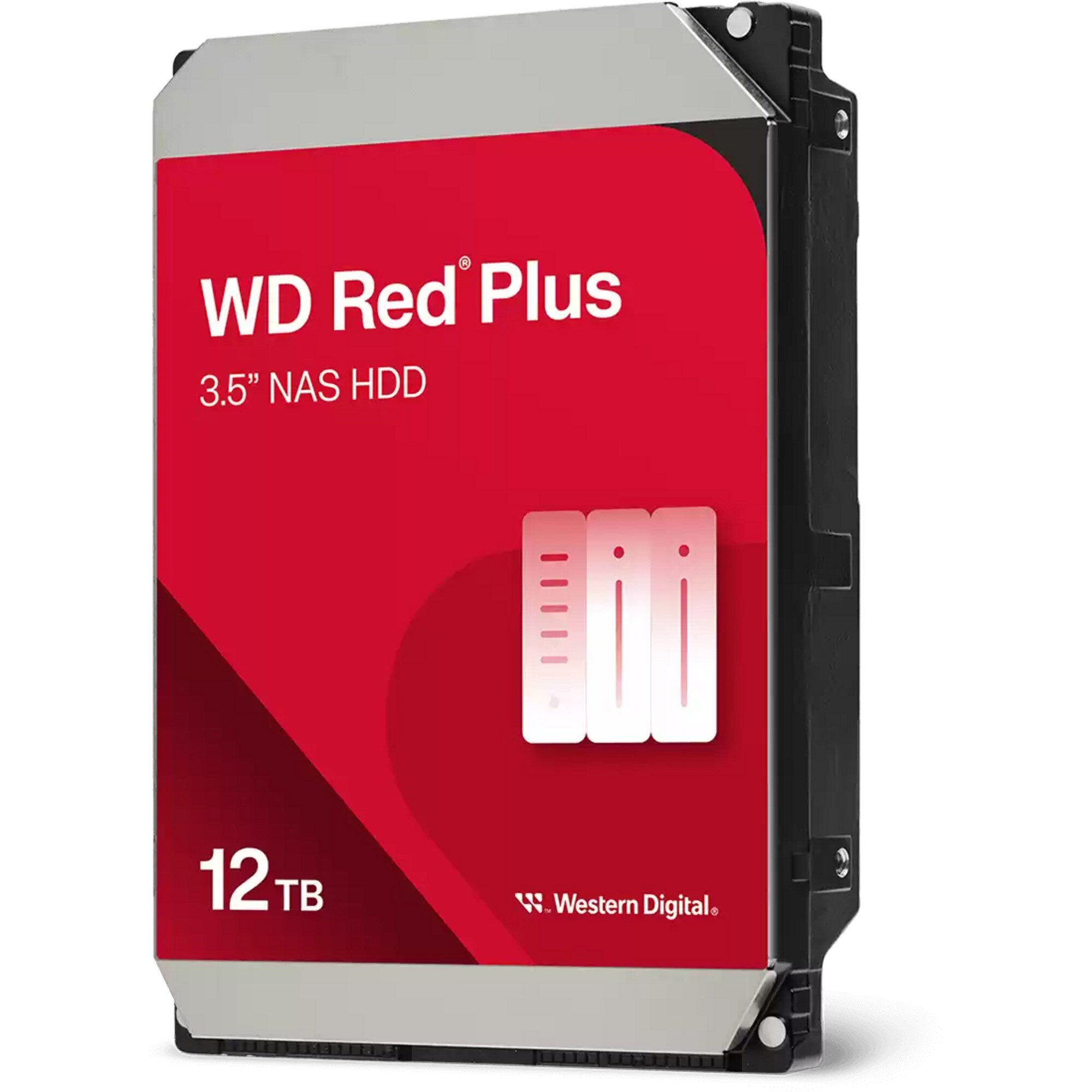 Western Digital Festplatte Red Plus NAS-Festplatte 12 TB - Bild 1