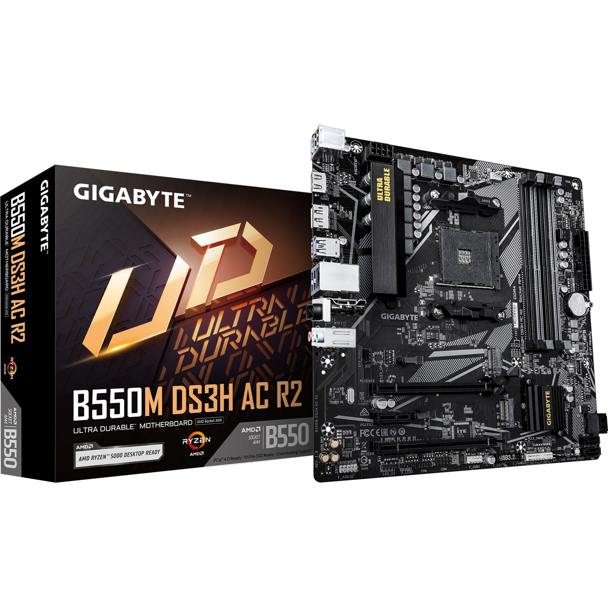 GIGABYTE Mainboard B550M DS3H AC R2 - Bild 1