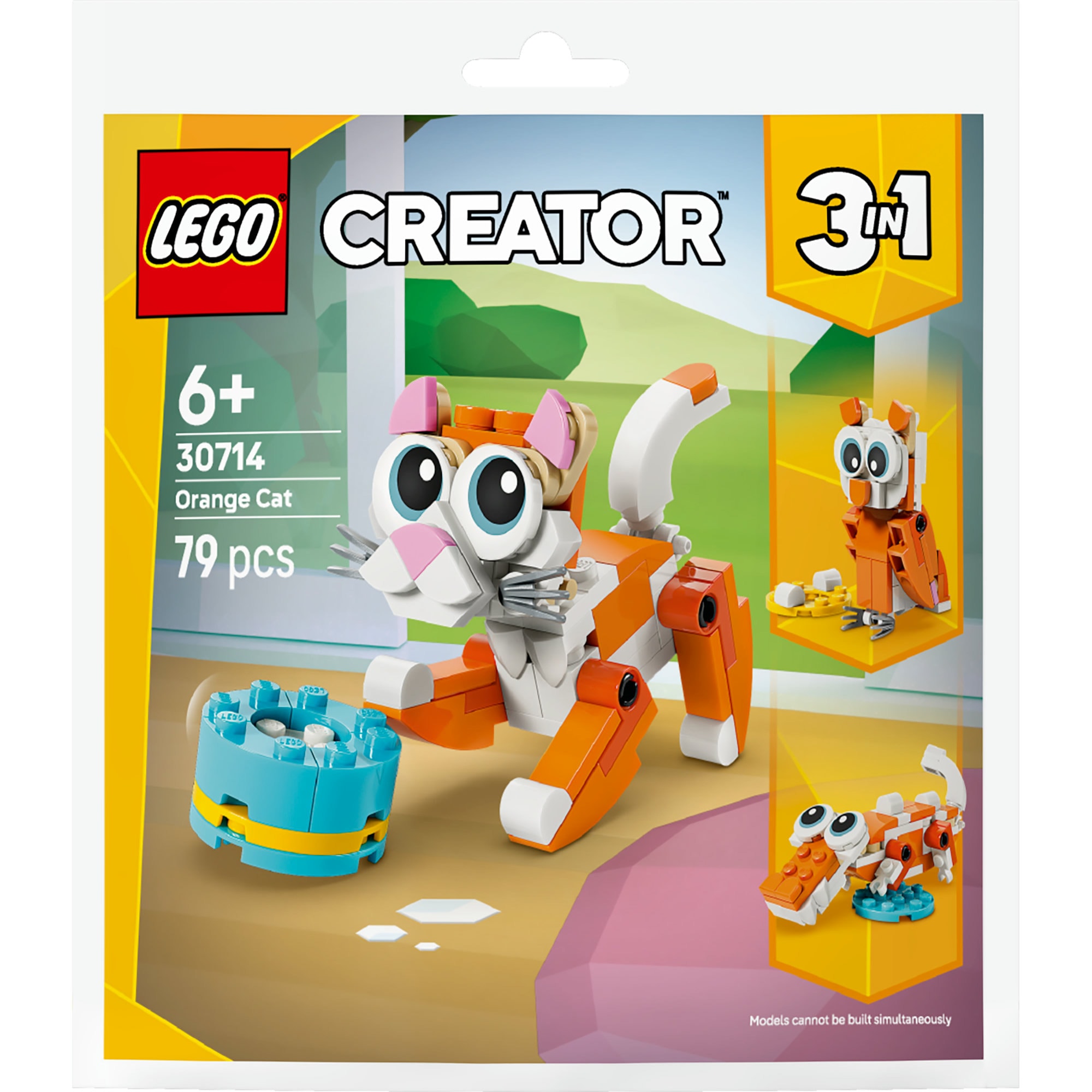LEGO Konstruktionsspielzeug Creator 3-in-1 Orange Katze - Bild 1