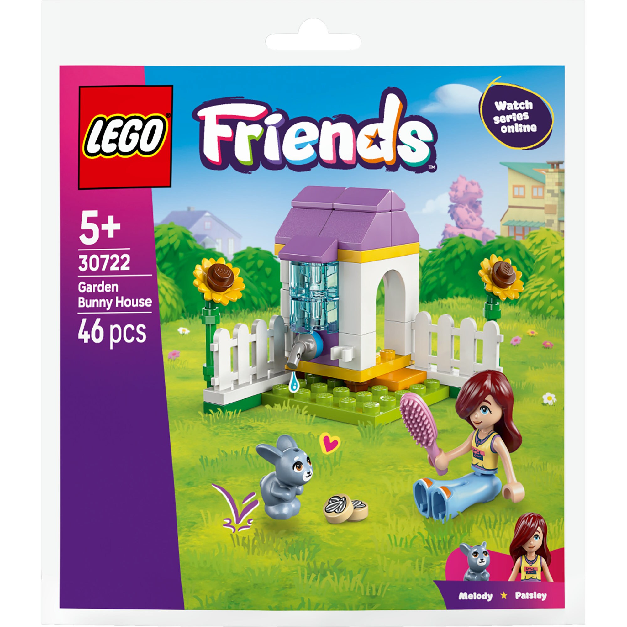 LEGO Konstruktionsspielzeug Friends Garten mit Hasenstall - Bild 1