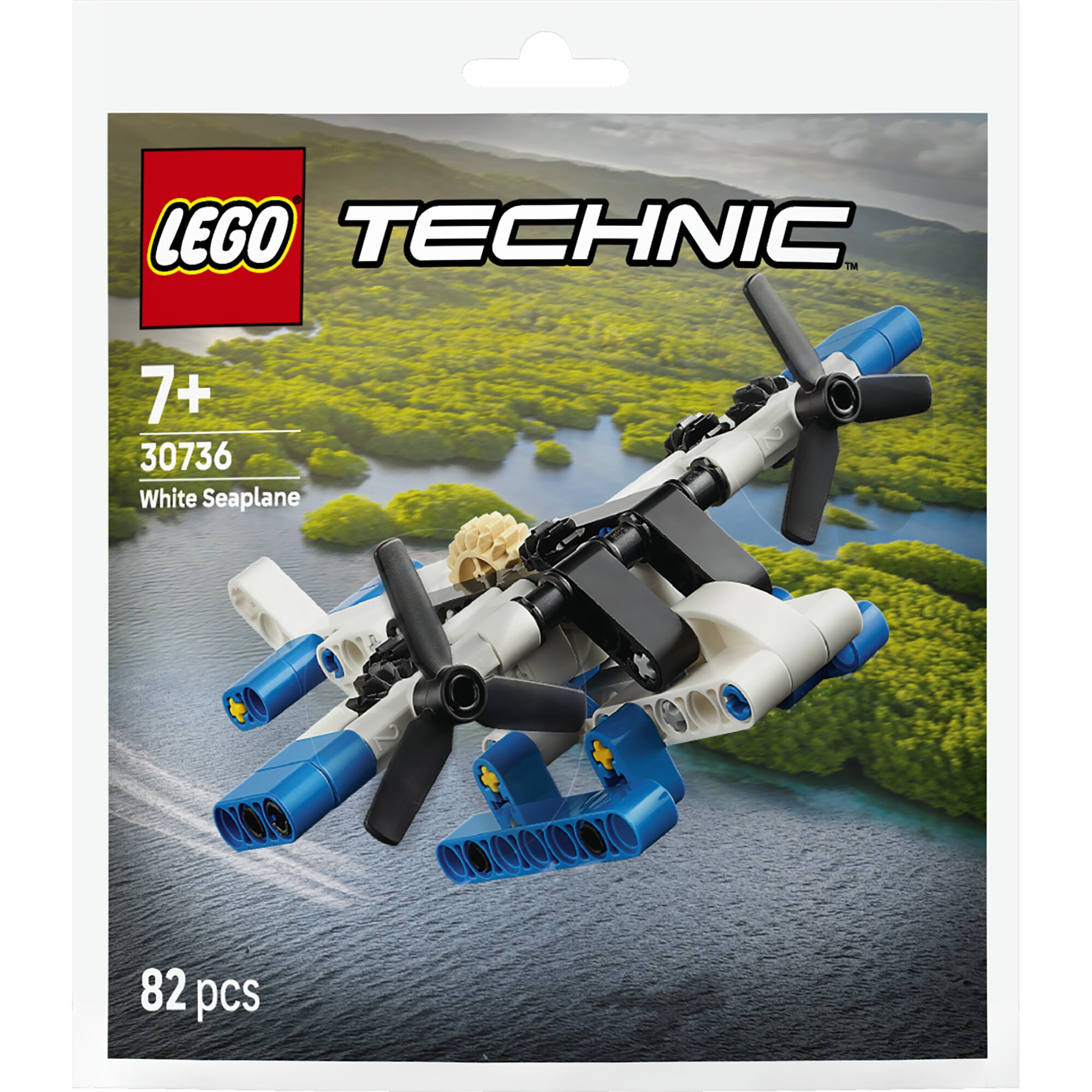 LEGO Konstruktionsspielzeug Technic Wei&szlig;es Wasserflugzeug - Bild 1