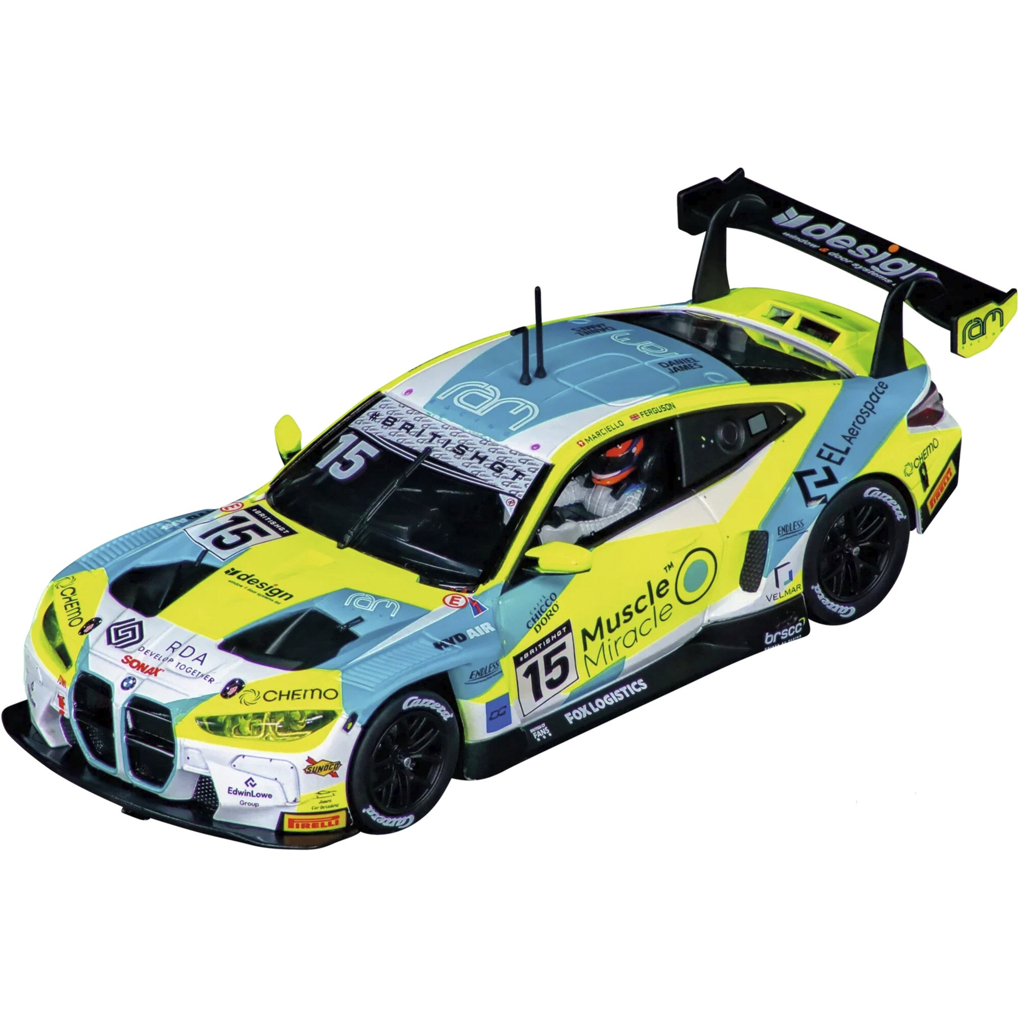 Carrera Rennwagen HYBRID BMW M4 GT3 "RAM Racing, No. 15" - Bild 1