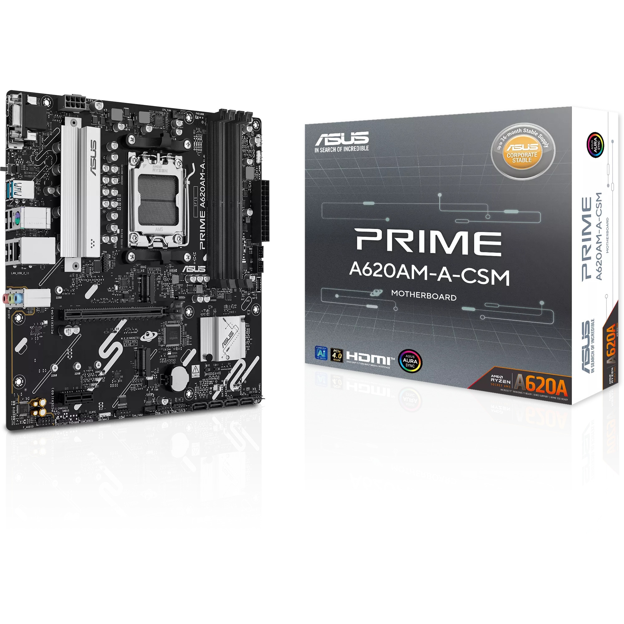 ASUS Mainboard PRIME A620AM-A-CSM - Bild 1