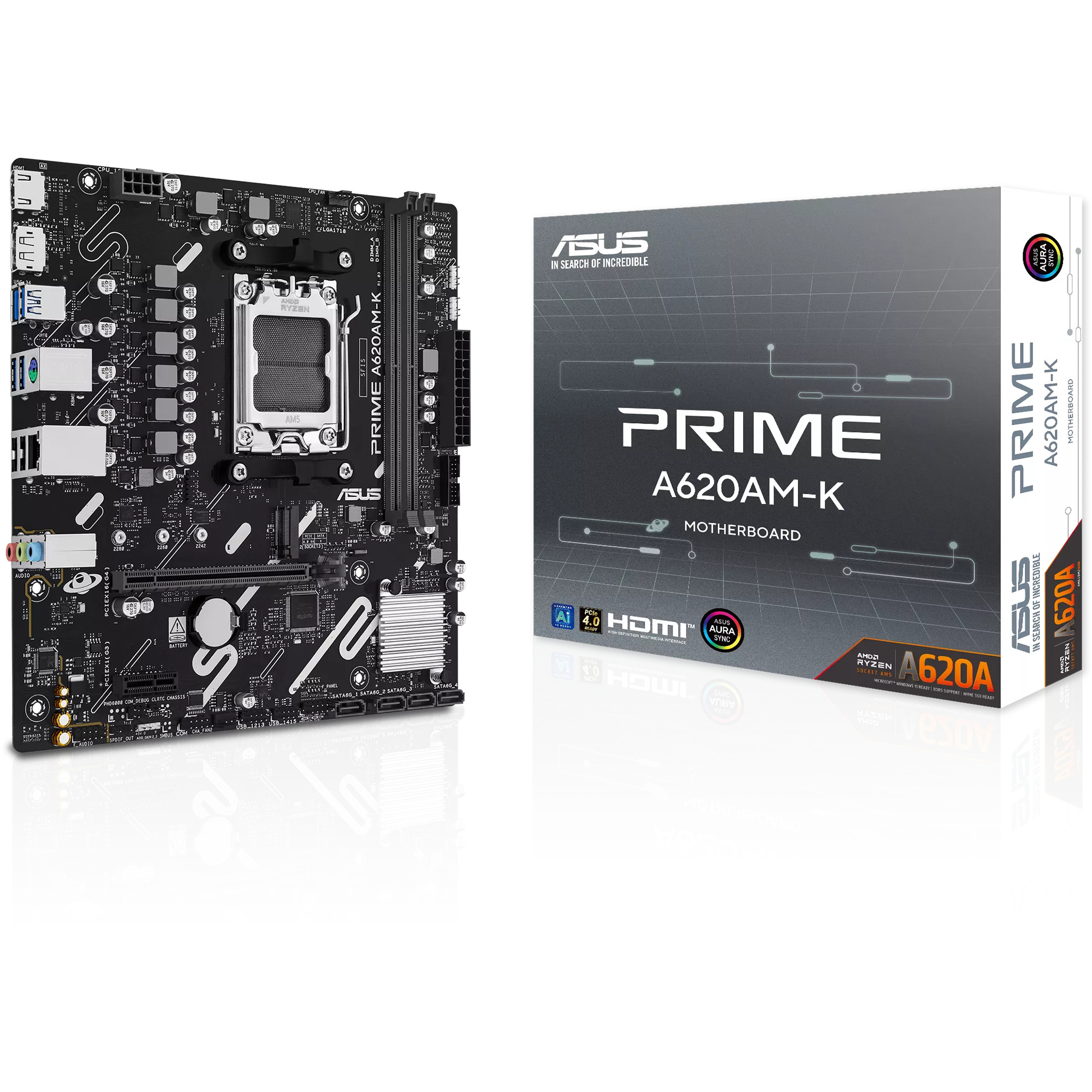 ASUS Mainboard PRIME A620AM-K - Bild 1