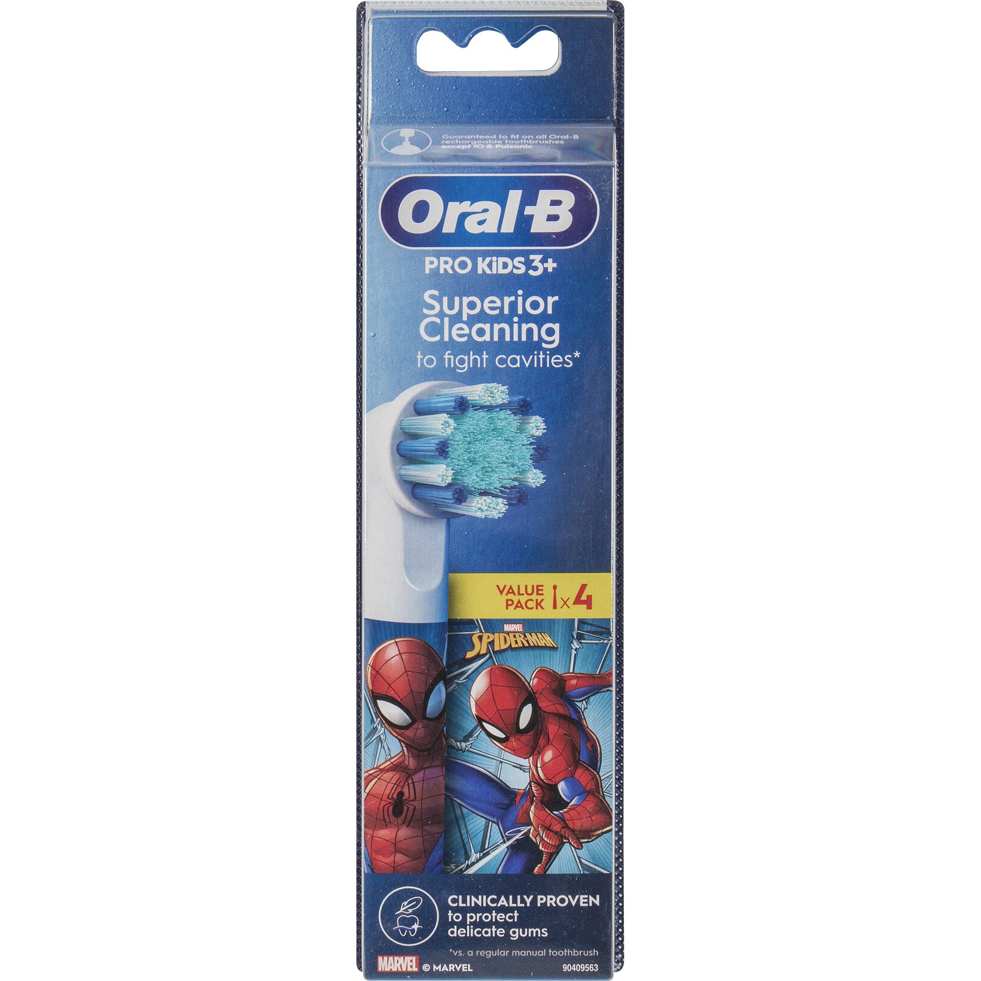 Oral-B Aufsteckb&uuml;rste Oral-B Kids Spiderman 4er&nbsp;Pack - Bild 1