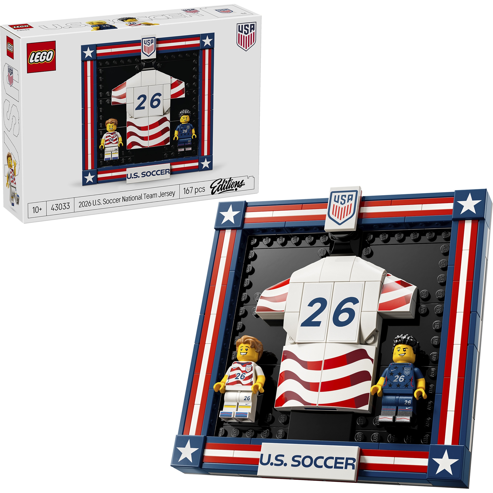 LEGO Konstruktionsspielzeug Editions Trikot der US-Fu&szlig;ballnationalmannschaft 2026 - Bild 1