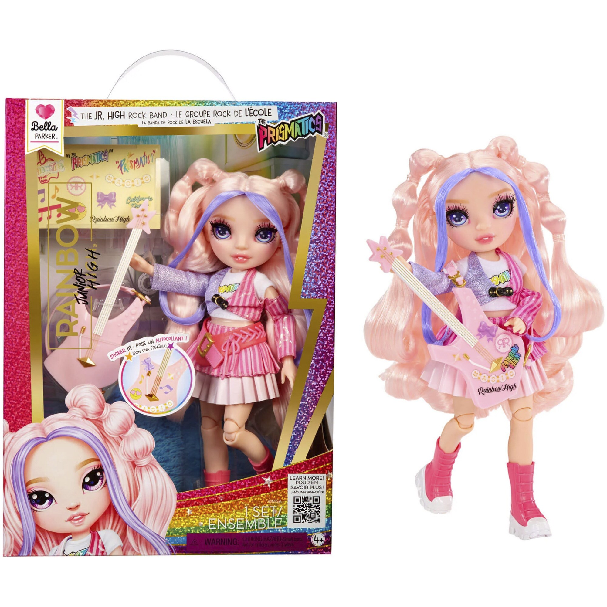 MGA Entertainment Puppe Rainbow High Jr High Rockband - Bella - Bild 1