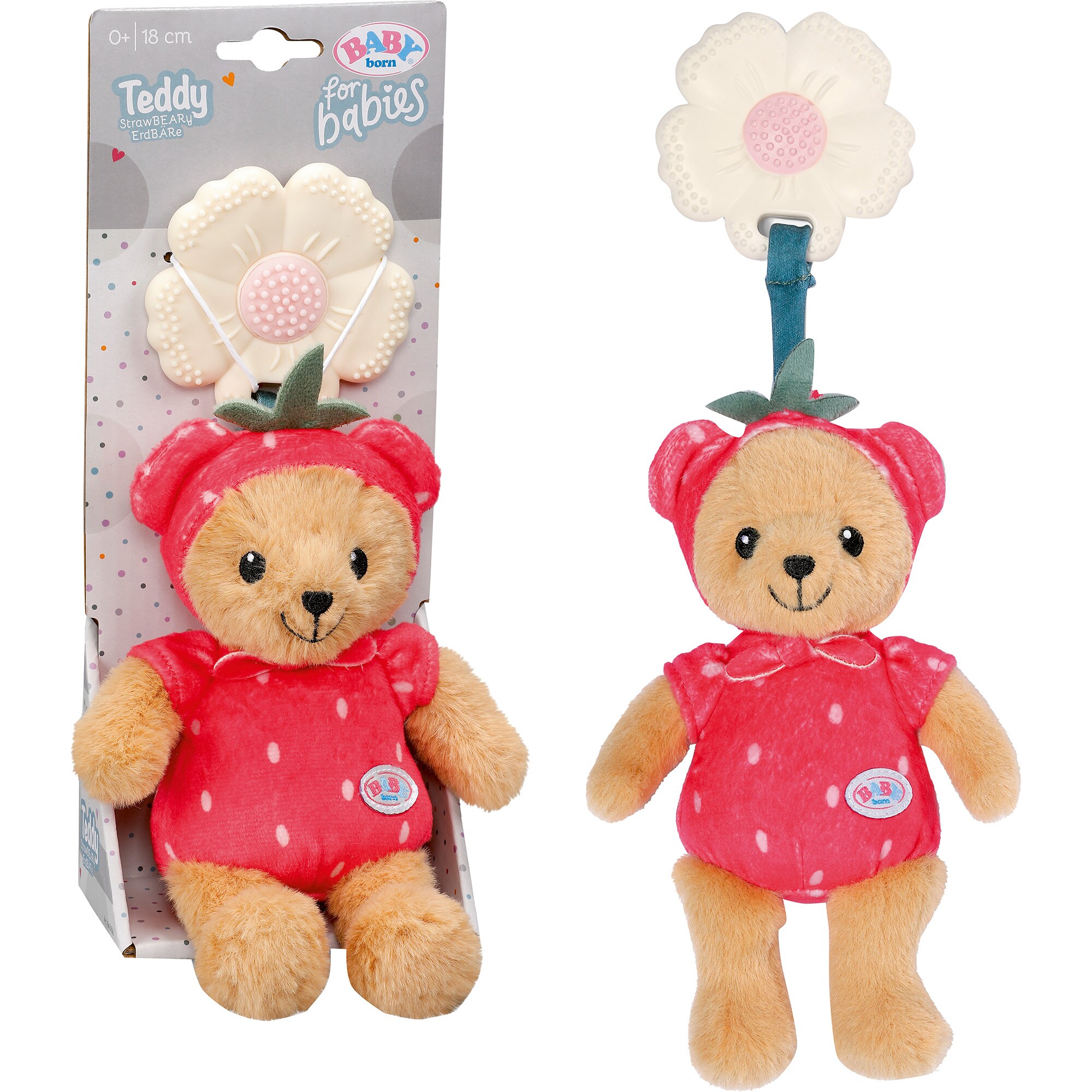 ZAPF Creation Kuscheltier BABY born&reg; for babies Teddy ErdB&Auml;Re 18cm - Bild 1