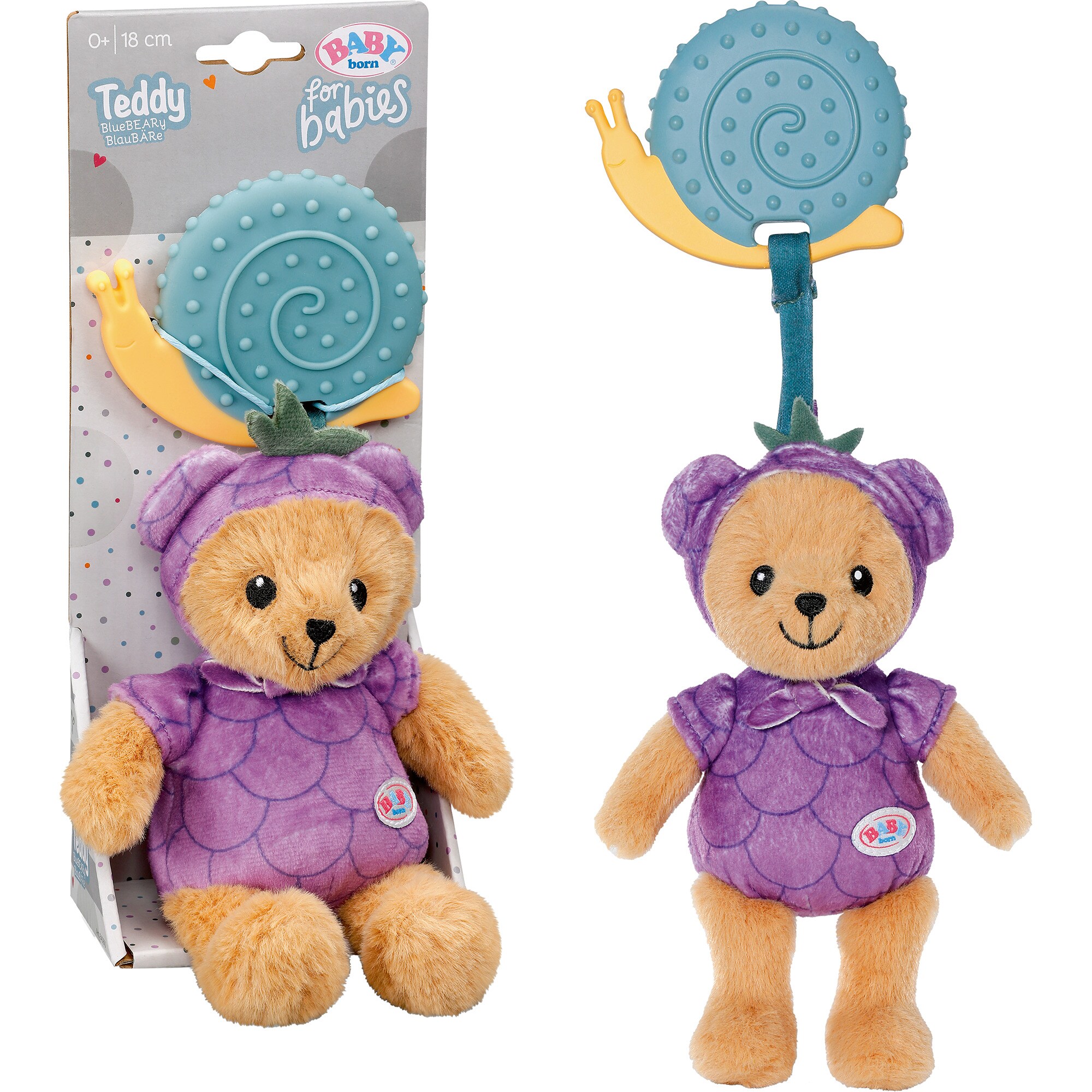 ZAPF Creation Kuscheltier BABY born&reg; for babies TeddyBlauB&Auml;Re 18cm - Bild 1