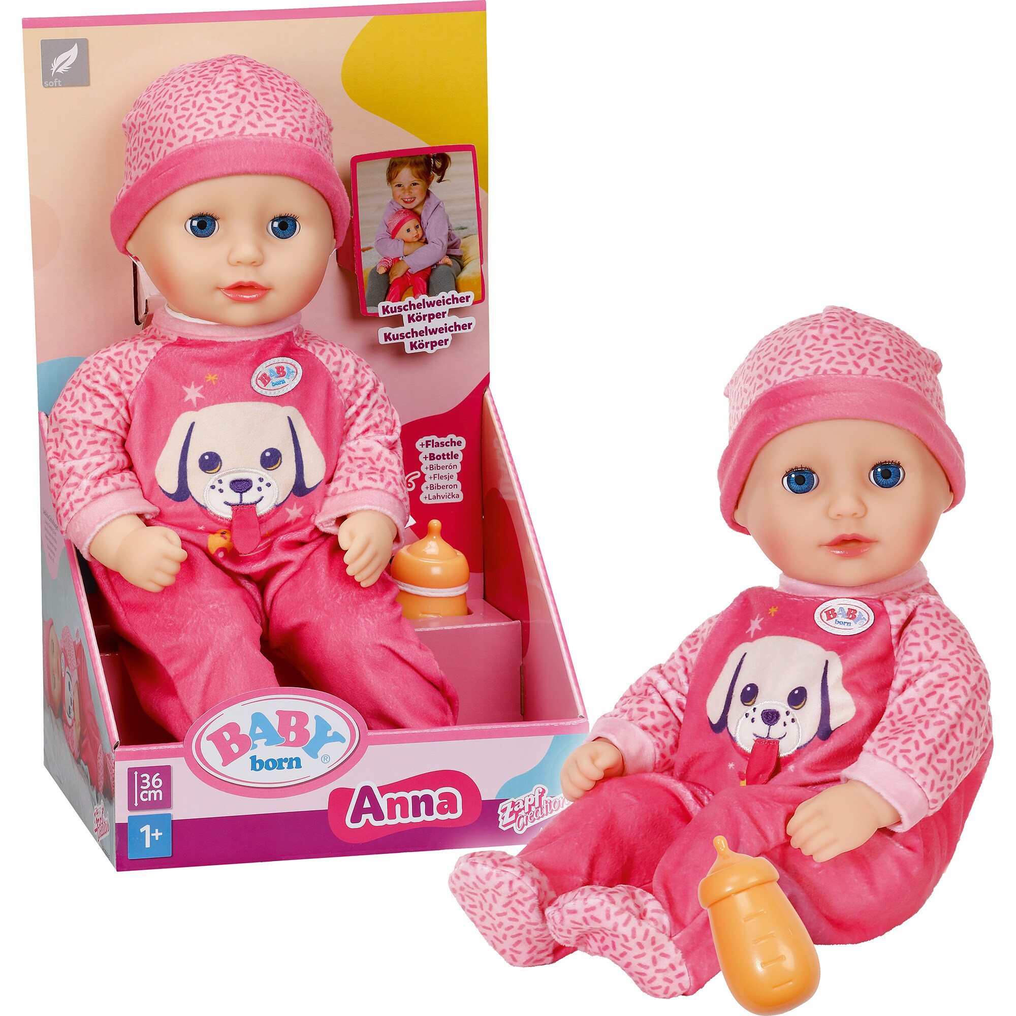 ZAPF Creation Puppe BABY born&reg; Anna Pink 36cm - Bild 1