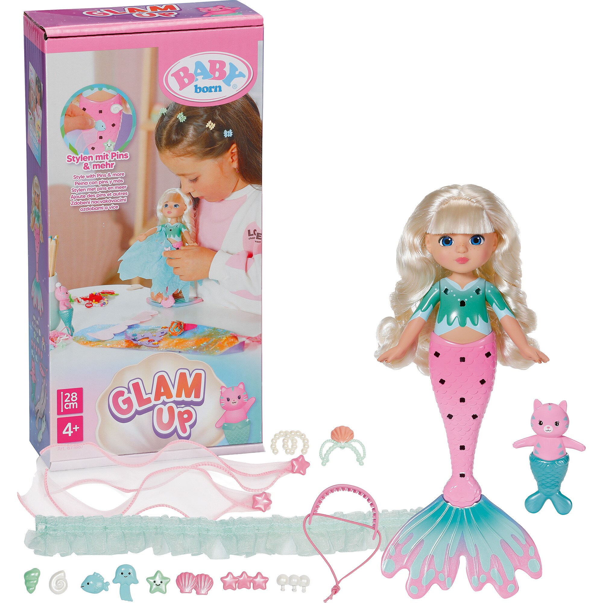 ZAPF Creation Puppe BABY born Glam Up Sparkle - Bild 1