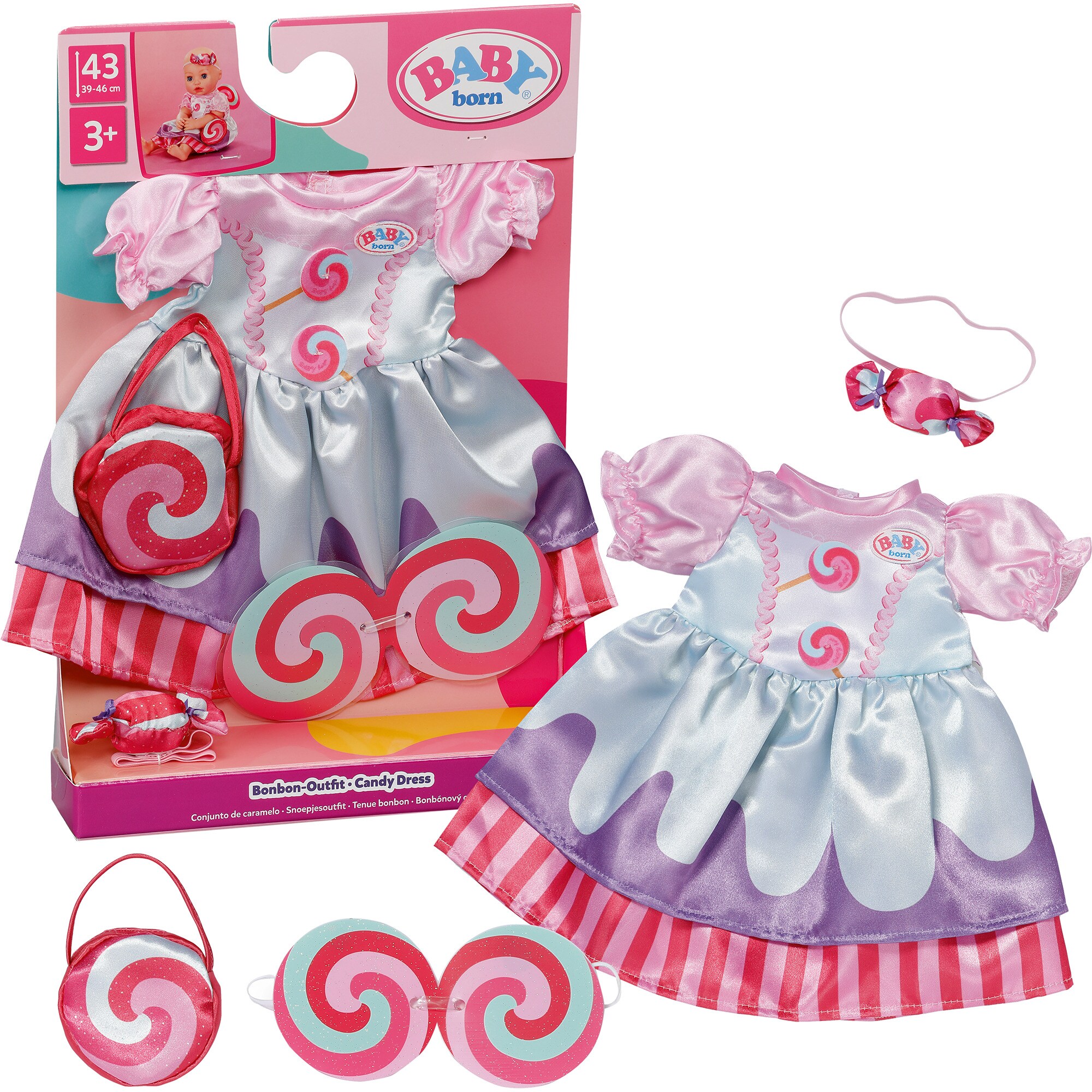 ZAPF Creation Puppenzubeh&ouml;r BABY born&reg; Bonbon-Outfit 43cm - Bild 1