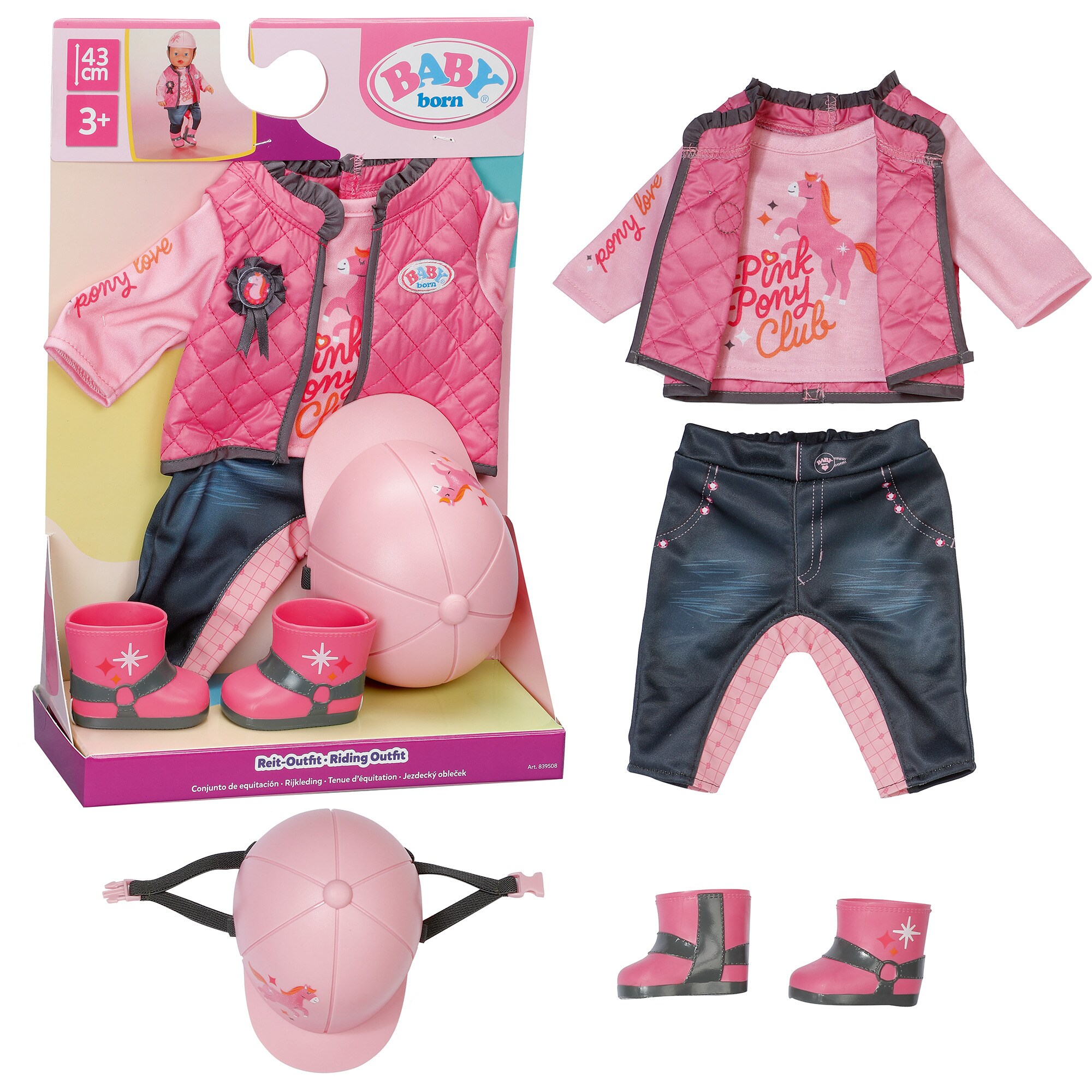 ZAPF Creation Puppenzubeh&ouml;r BABY born&reg; Reit Outfit 43cm - Bild 1
