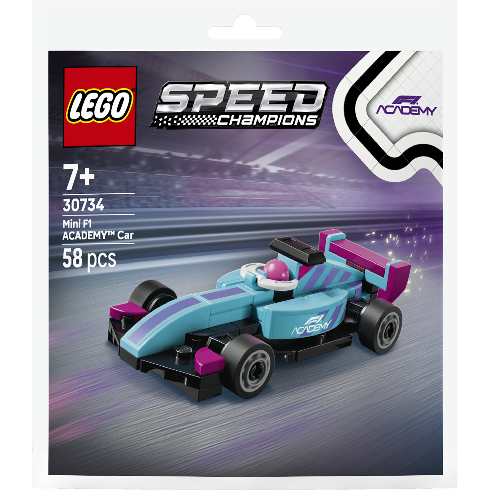 LEGO Konstruktionsspielzeug Speed Champions F1 ACADEMY Mini-Auto - Bild 1