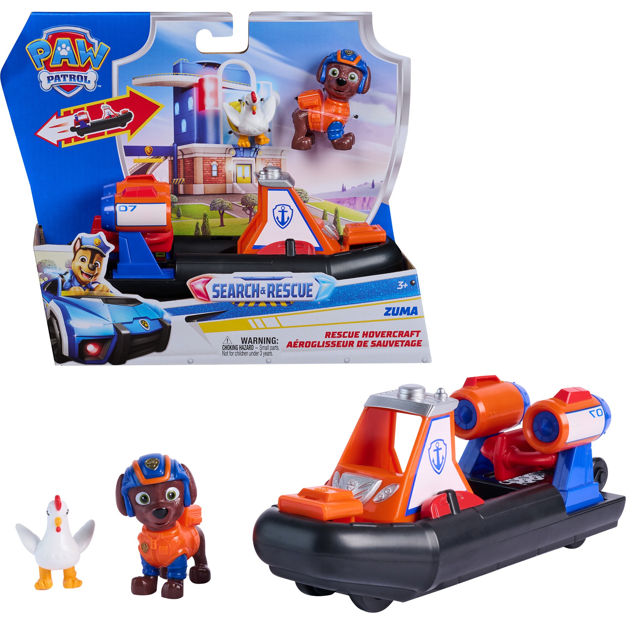 PAW PATROL Spielfahrzeug PAW Patrol - Search & Rescue: Zumas Rettungs-Hovercraft mit 2 Figuren - Bild 1