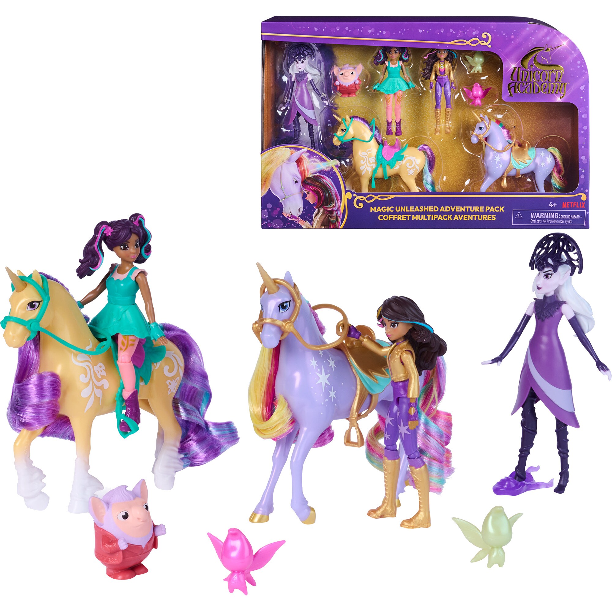 Unicorn Academy Spielfigur Unicorn Academy - Abenteuer-Set, mit Ravenzella, Sophia, Ava, Wildstar, Leaf - Bild 1