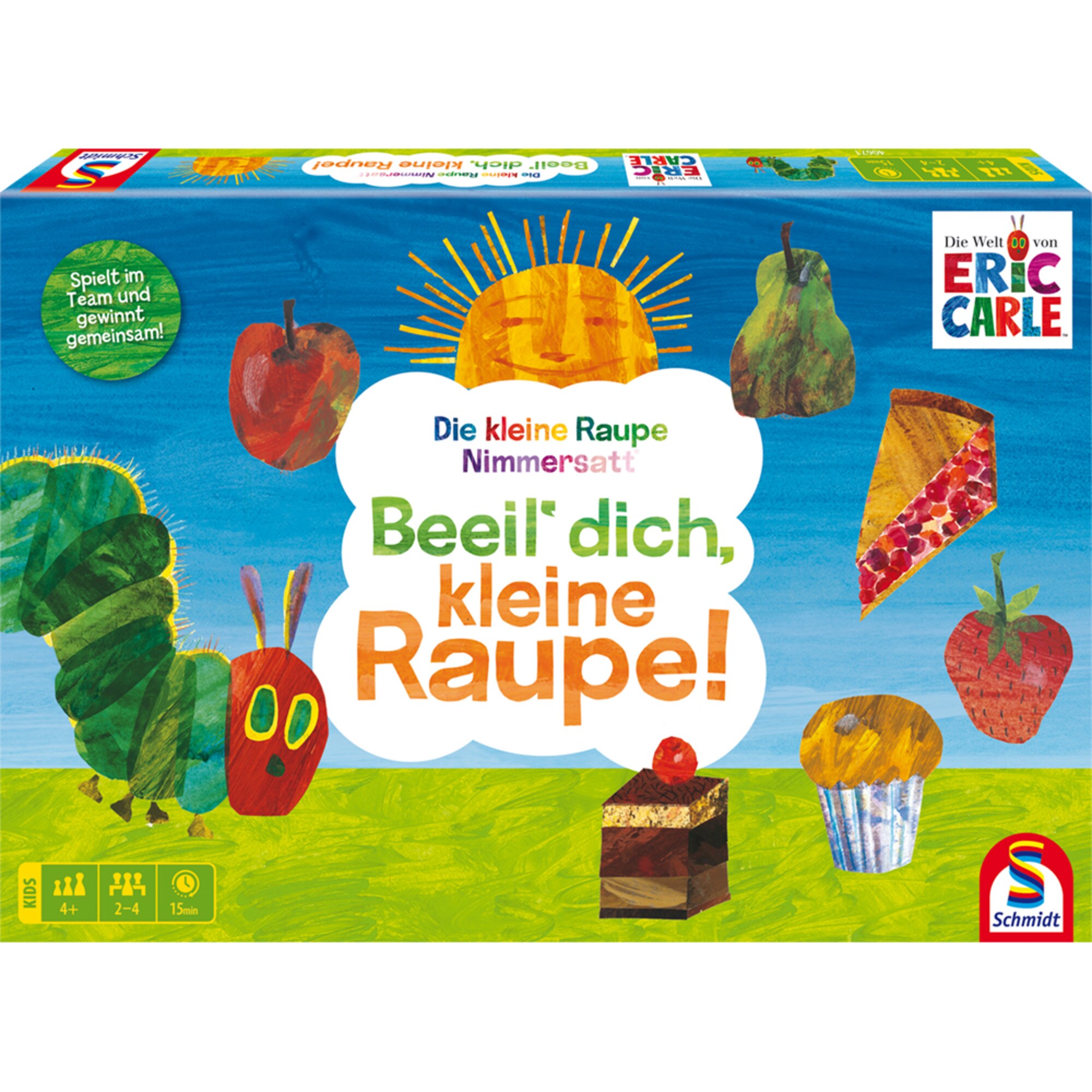 Schmidt Spiele Brettspiel Die kleine Raupe Nimmersatt: Beeil&lsquo; dich, kleine Raupe! - Bild 1