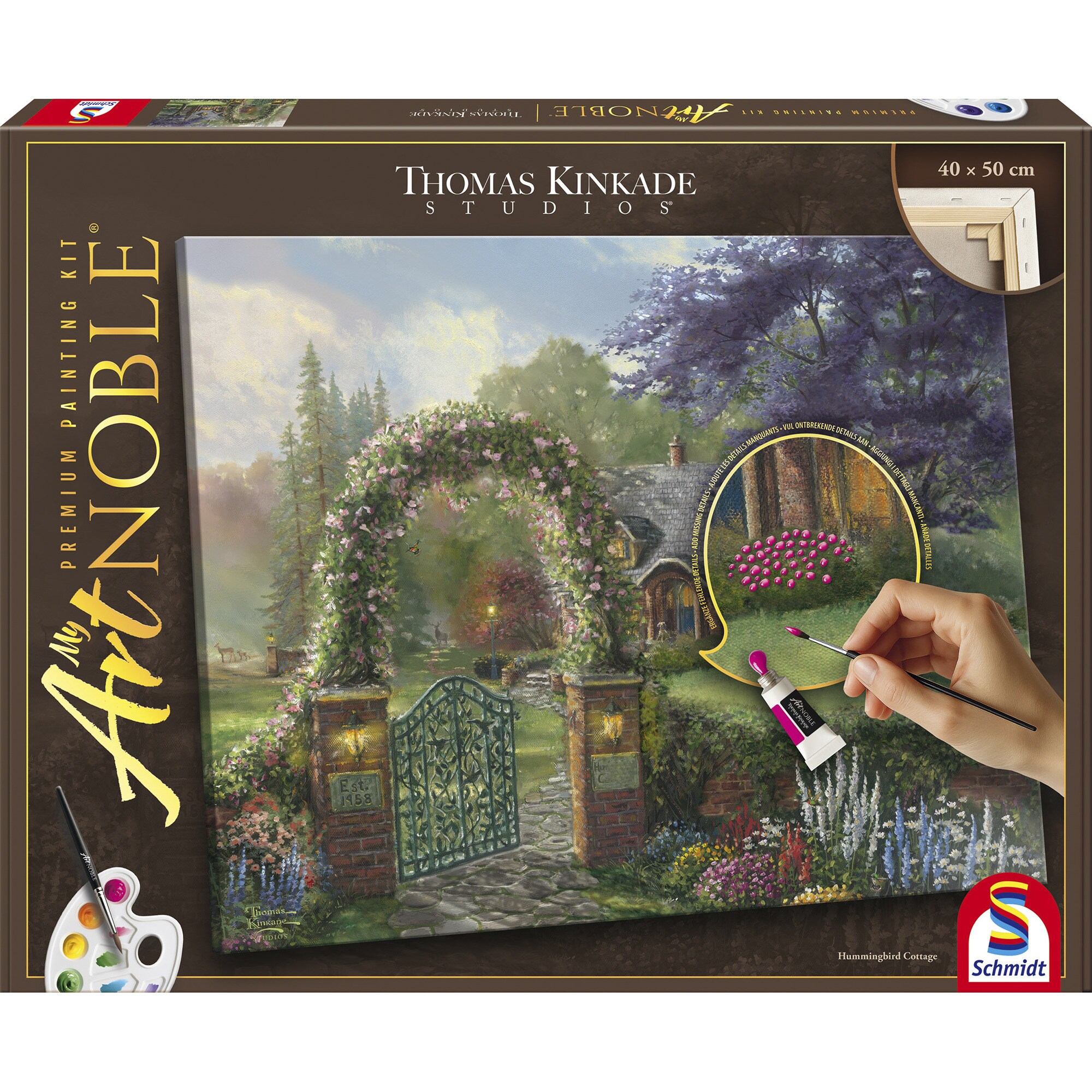 Schmidt Spiele Malen My ArtNOBLE Thomas Kinkade - Hummingbird Cottage