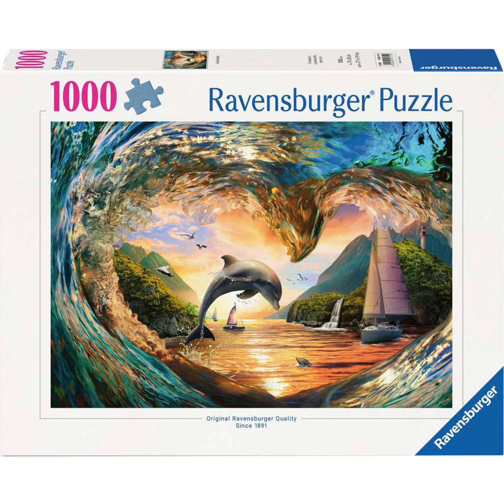 Ravensburger Puzzle Puzzle Sprung in den Sonnenuntergang - Bild 1