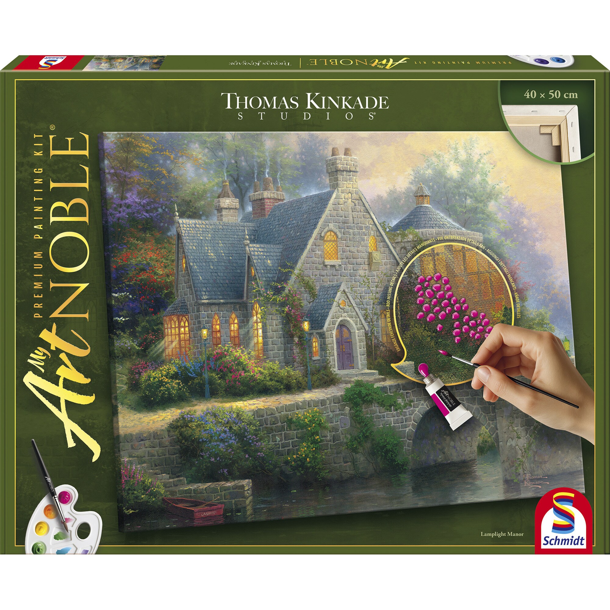 Schmidt Spiele Malen My ArtNOBLE Thomas Kinkade - Lamplight Manor