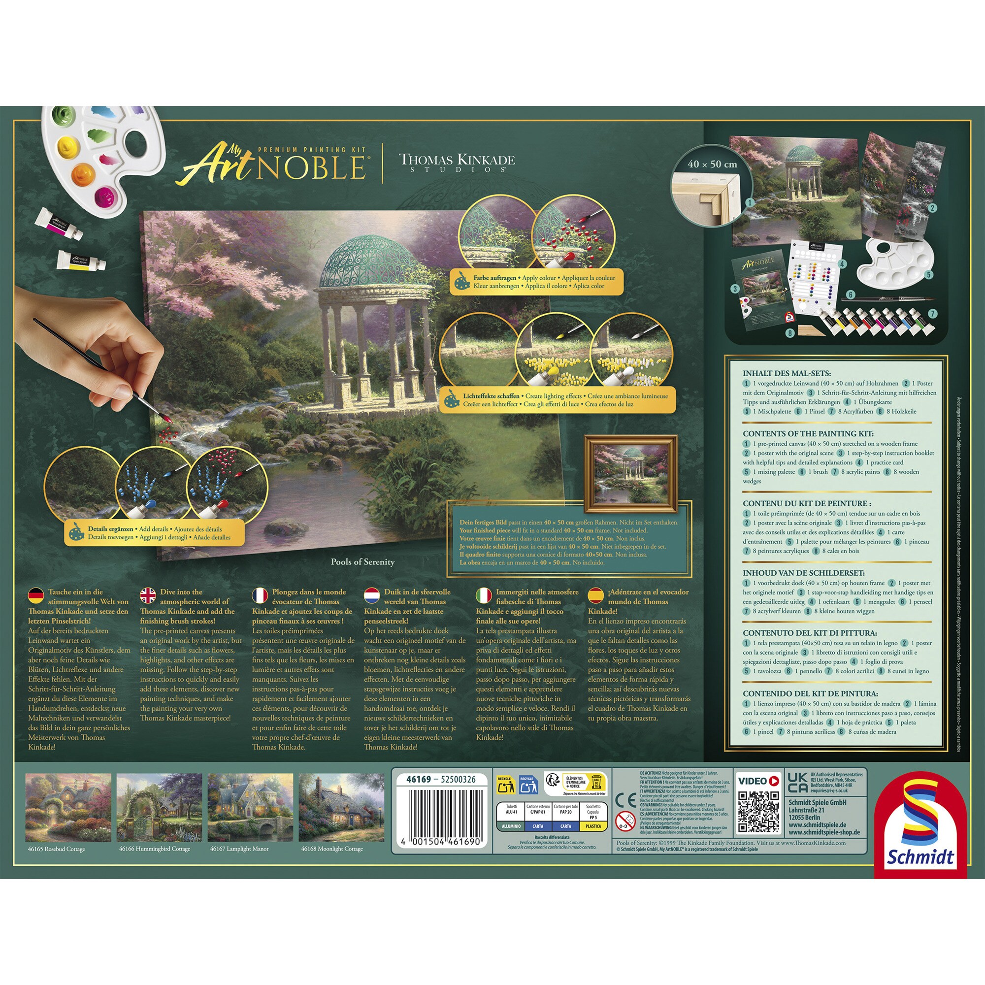 Schmidt Spiele Malen My ArtNOBLE Thomas Kinkade - Pools of Serenity