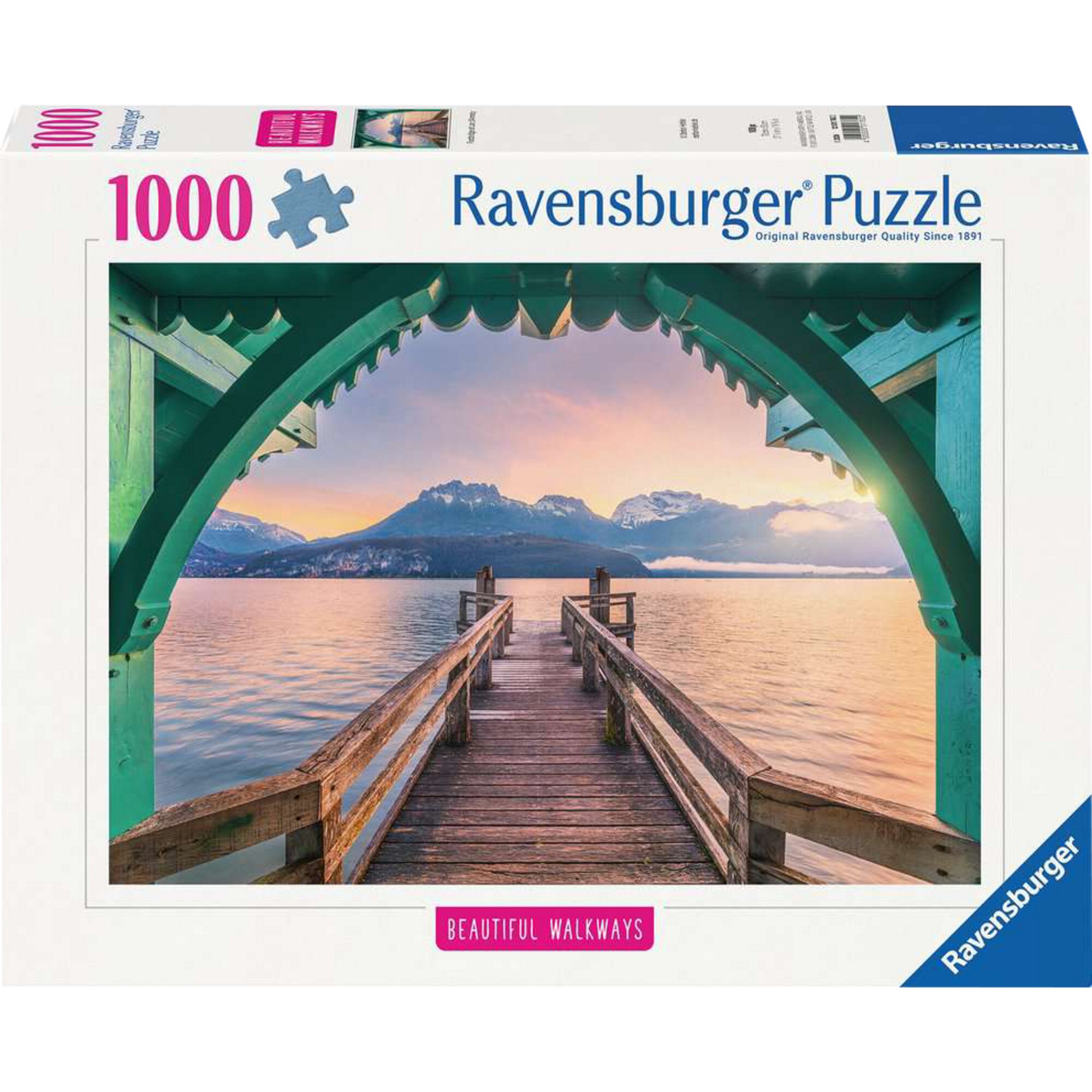Ravensburger Puzzle Puzzle Beautiful Walkways - Romantischer Steg am Lac d'Annecy - Bild 1