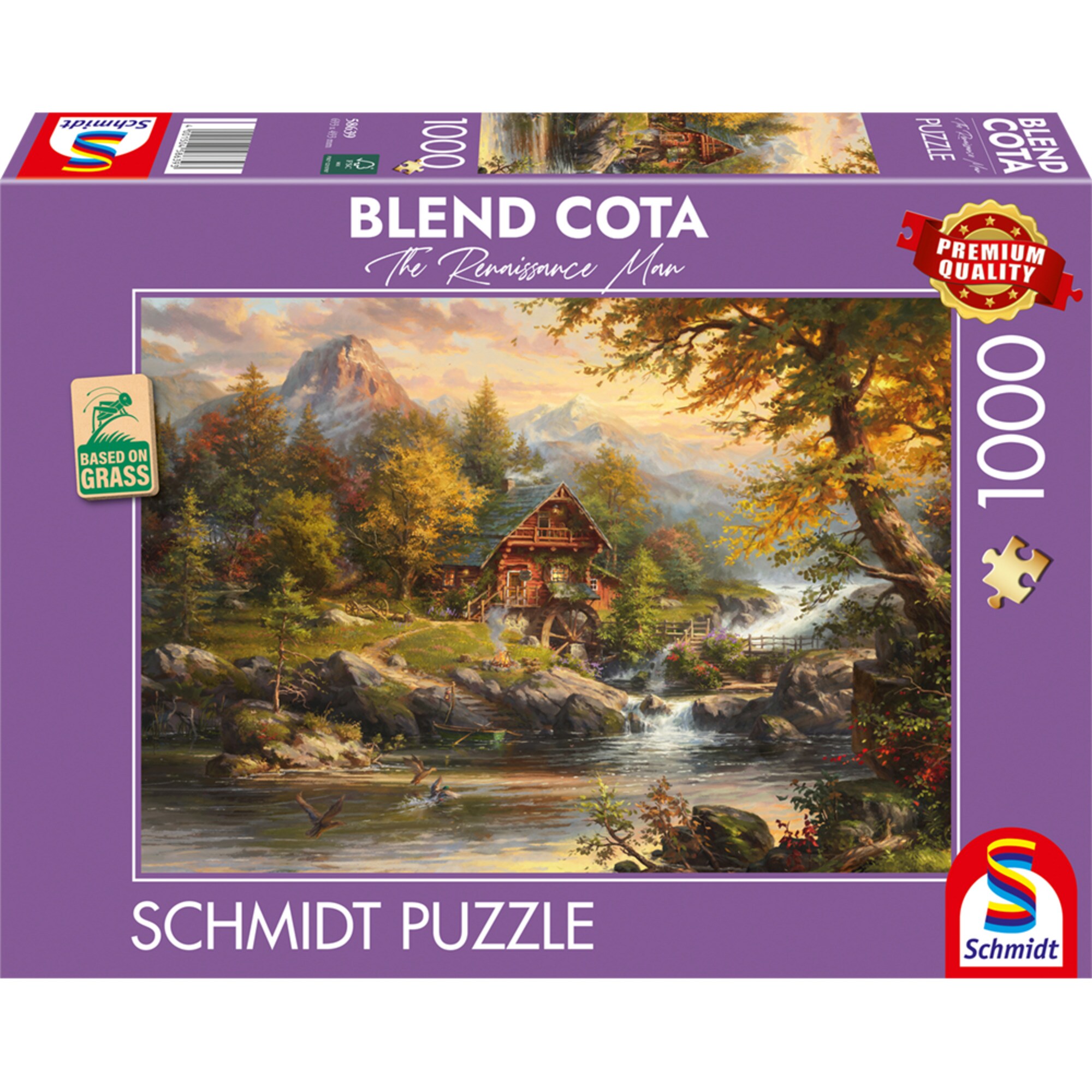 Schmidt Spiele Puzzle Blend Cota: Sommerhaus - Bild 1