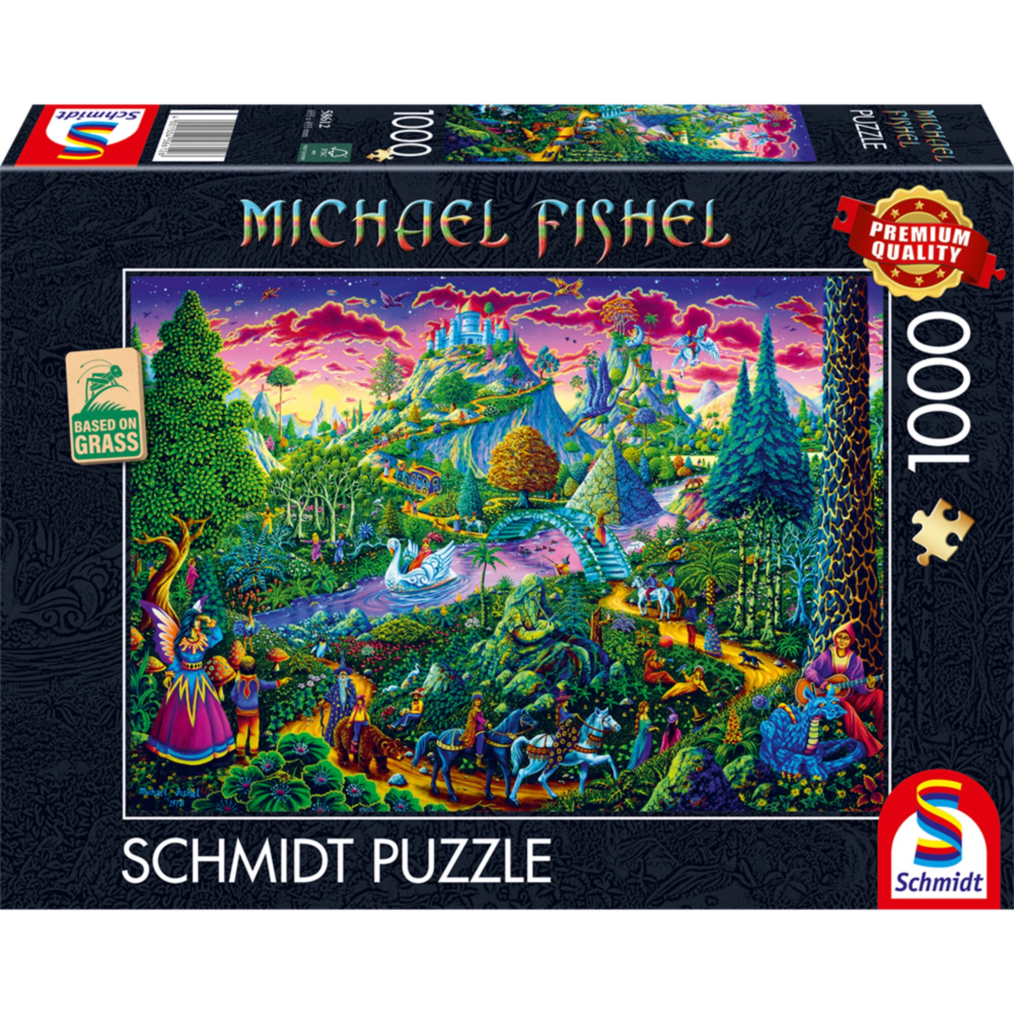 Schmidt Spiele Puzzle Michael Fishel: Fantastische M&auml;rchenwelt - Bild 1