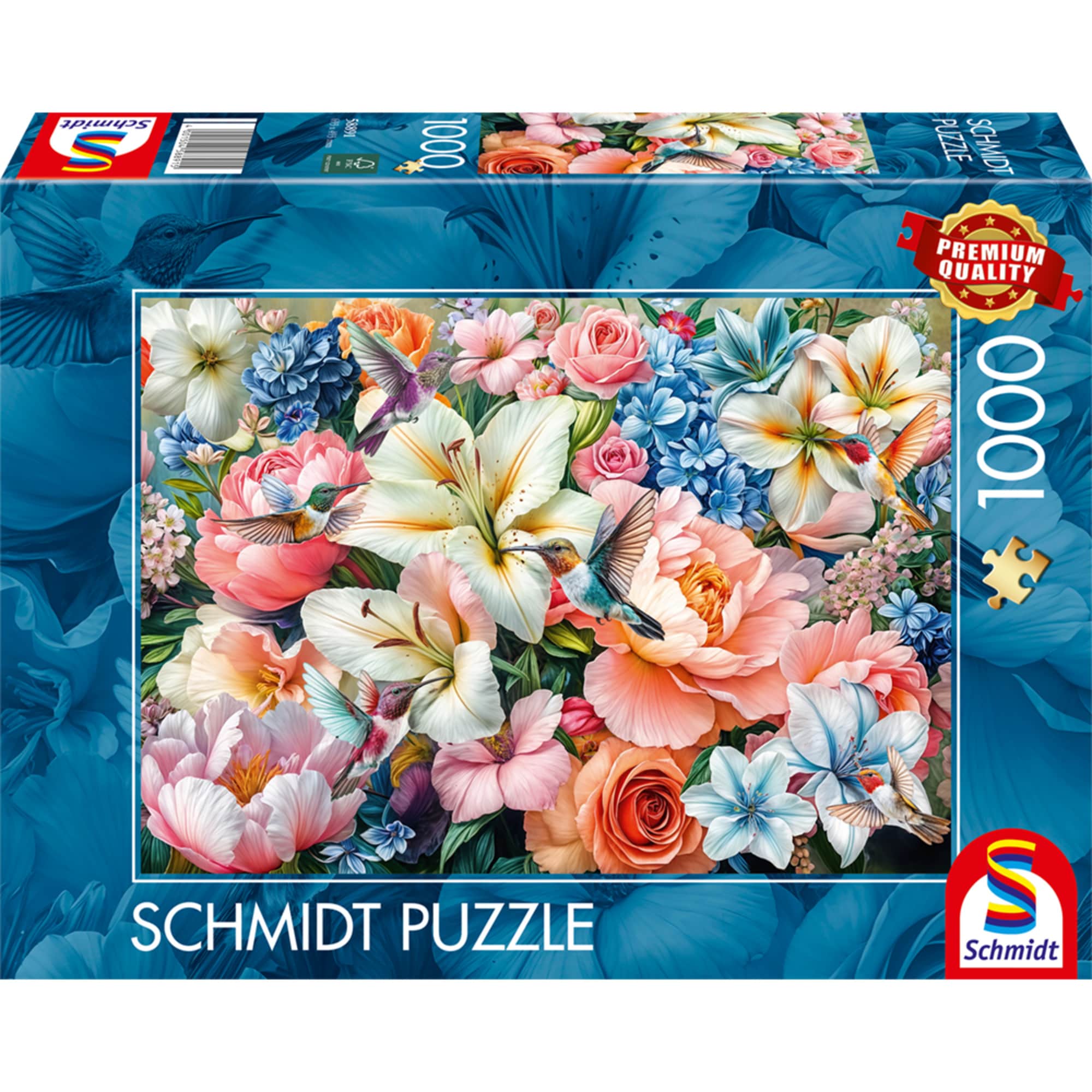 Schmidt Spiele Puzzle Blumen in Pastell - Bild 1